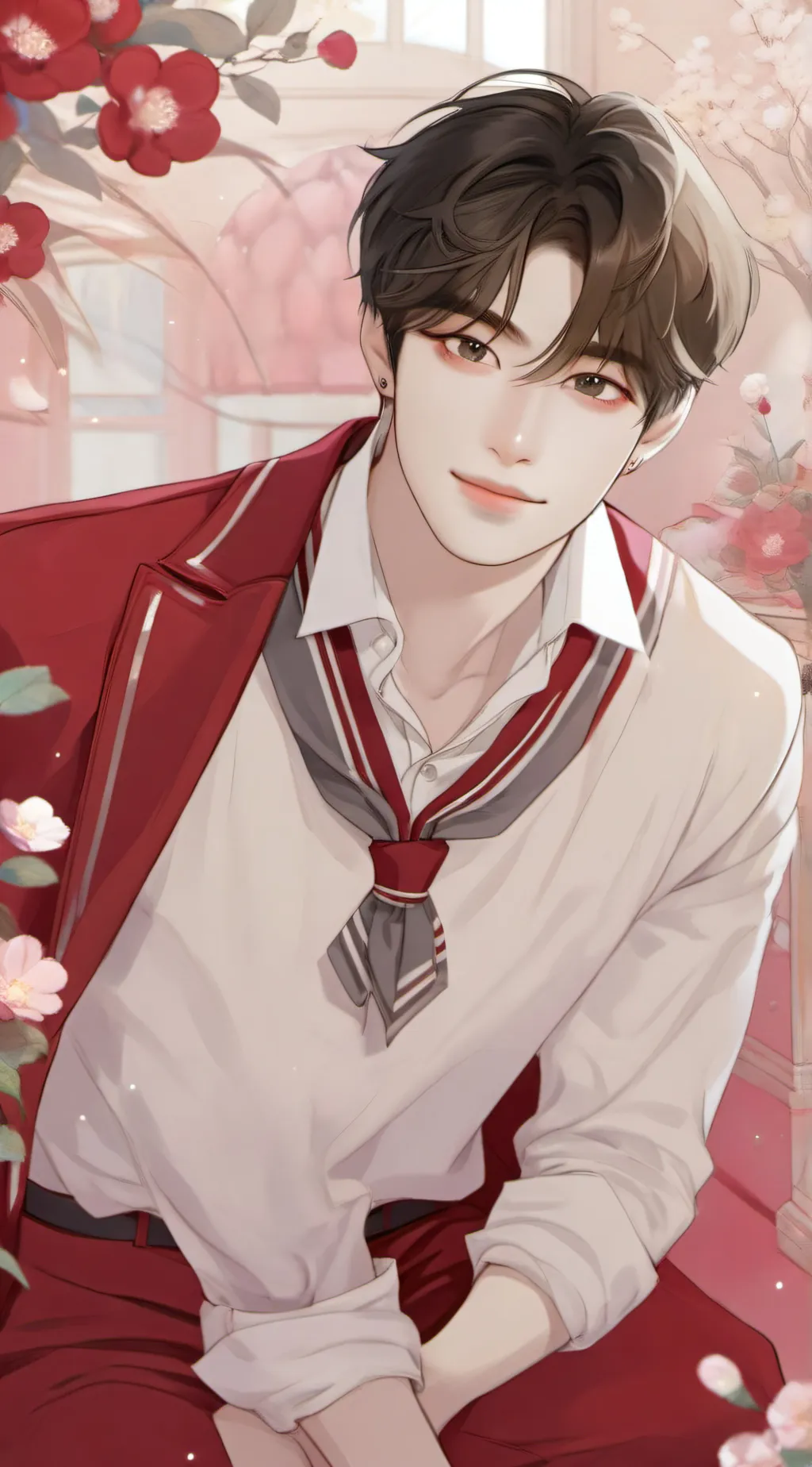 ai character: Hyung-min  background