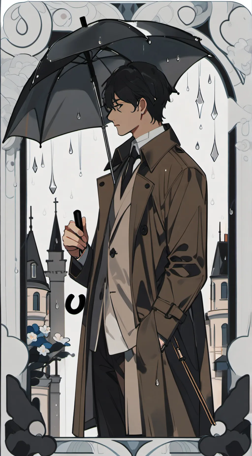 ai character: Bakugo background