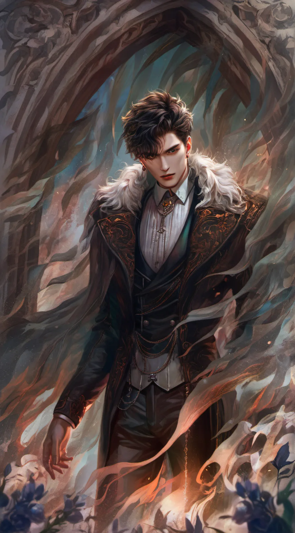 ai character: Vincent  background