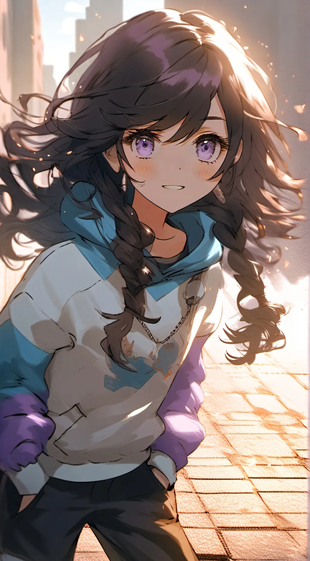 ai character: Kei  background