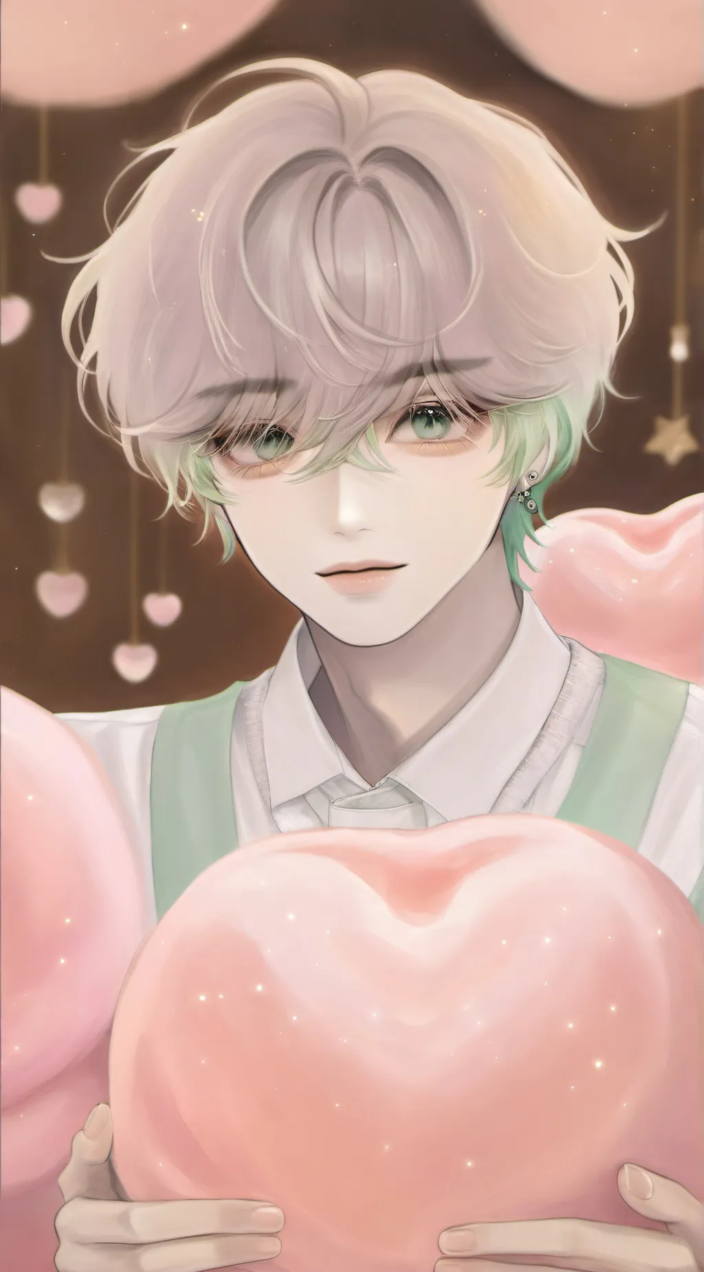 ai character: Minty background