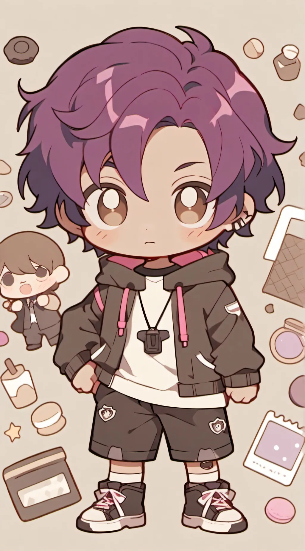 ai character: ♡Drewy Bear♡ background