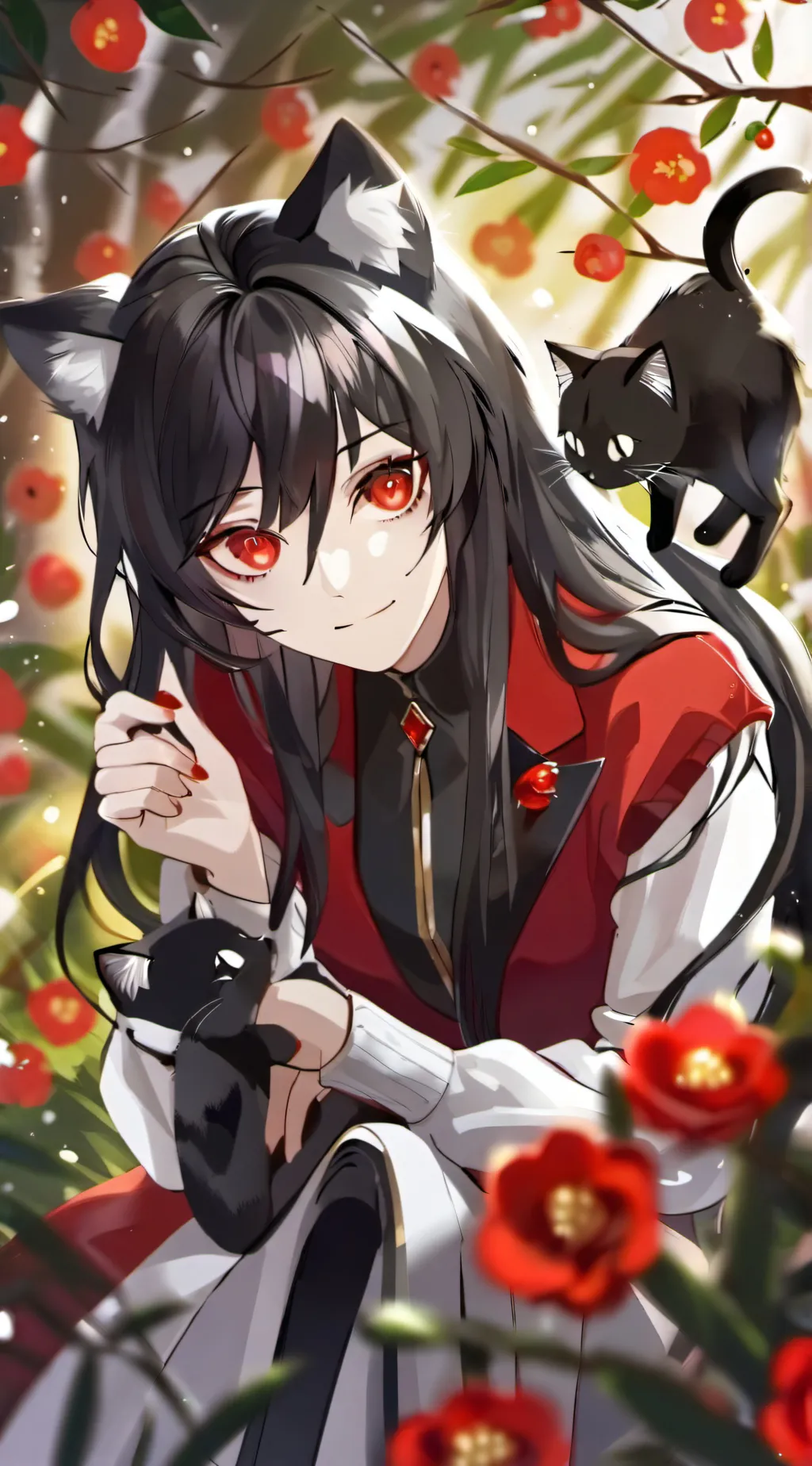 ai character: koshimo kakami background