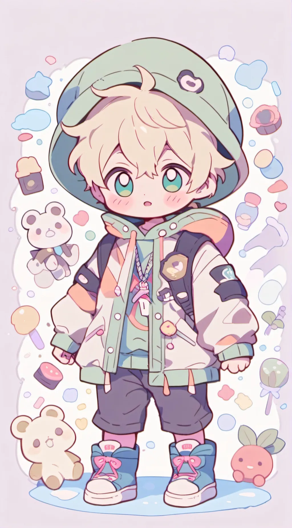 ai character: Oliver  background