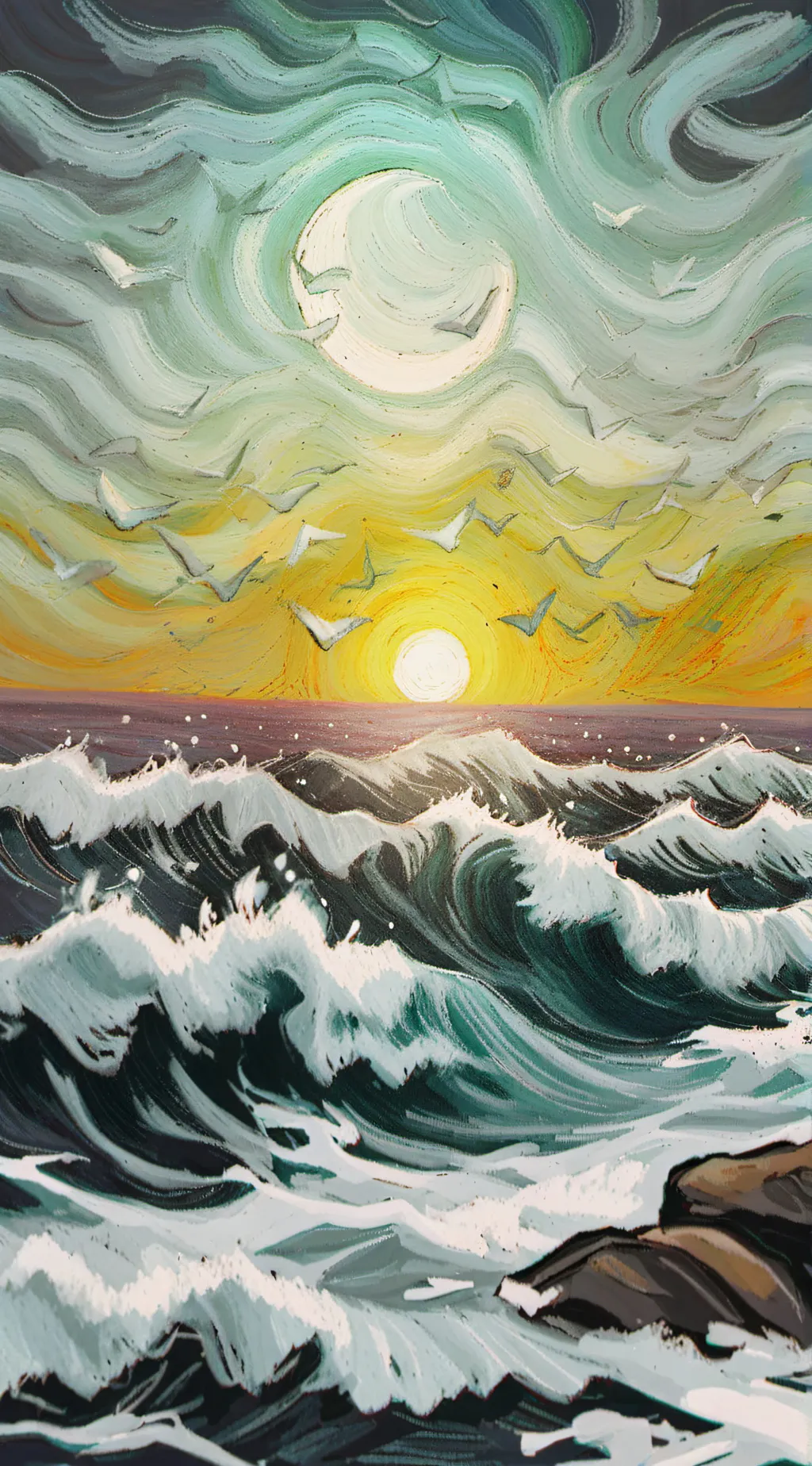 ai character: The curse background