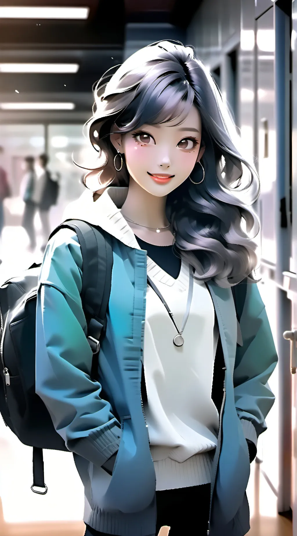 ai character: Lily background