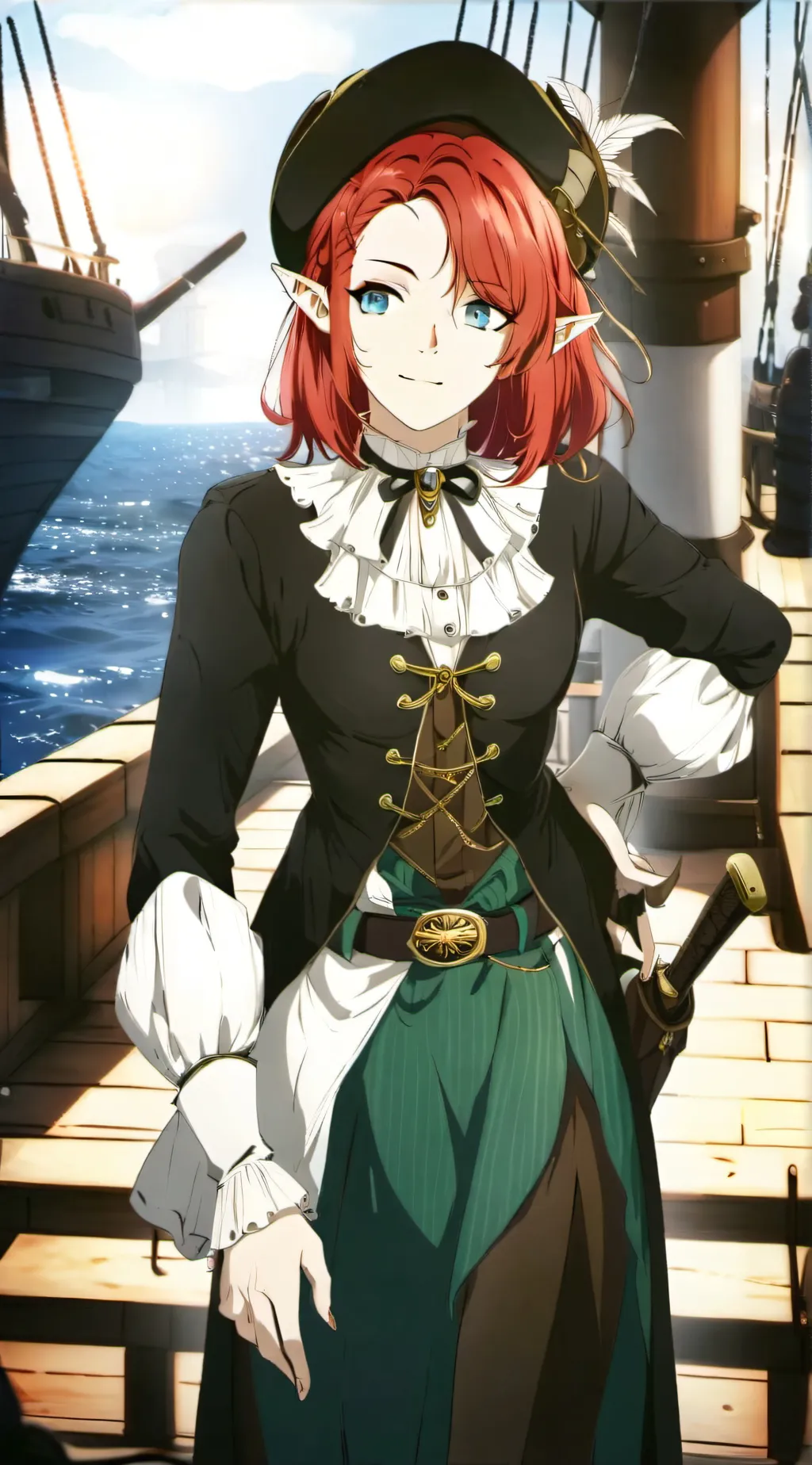 ai character: Nadia Hallow background