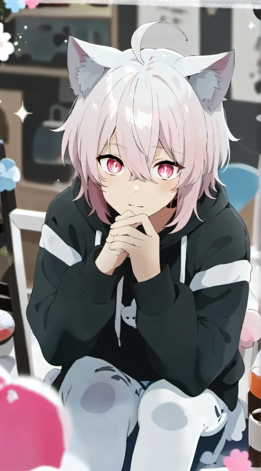 ai character: Clover background