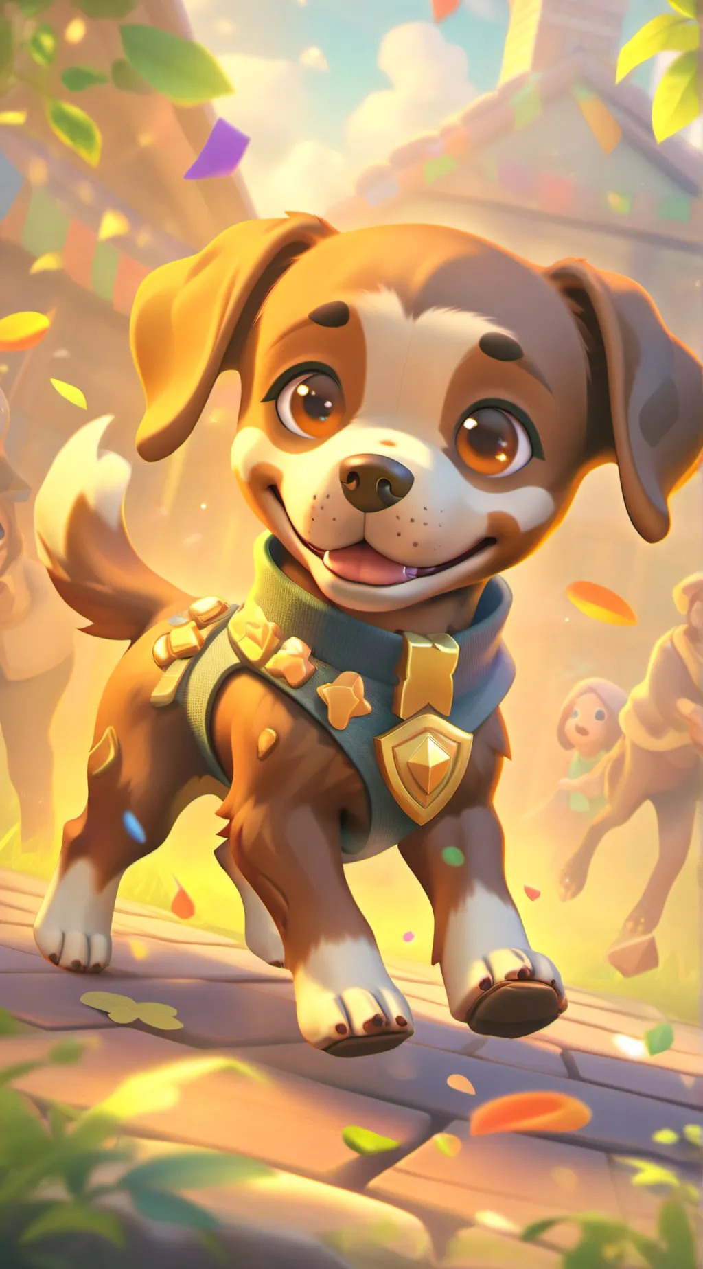 ai character: zuma background