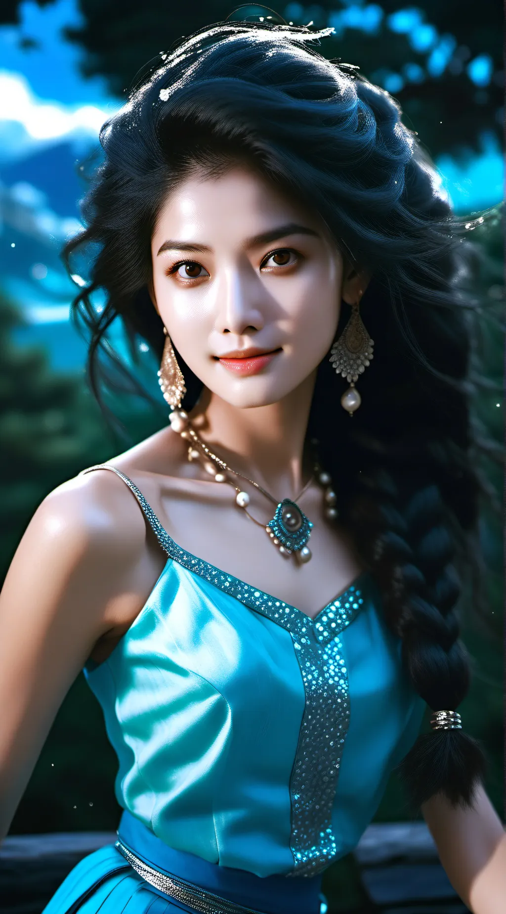 ai character: Lily  background