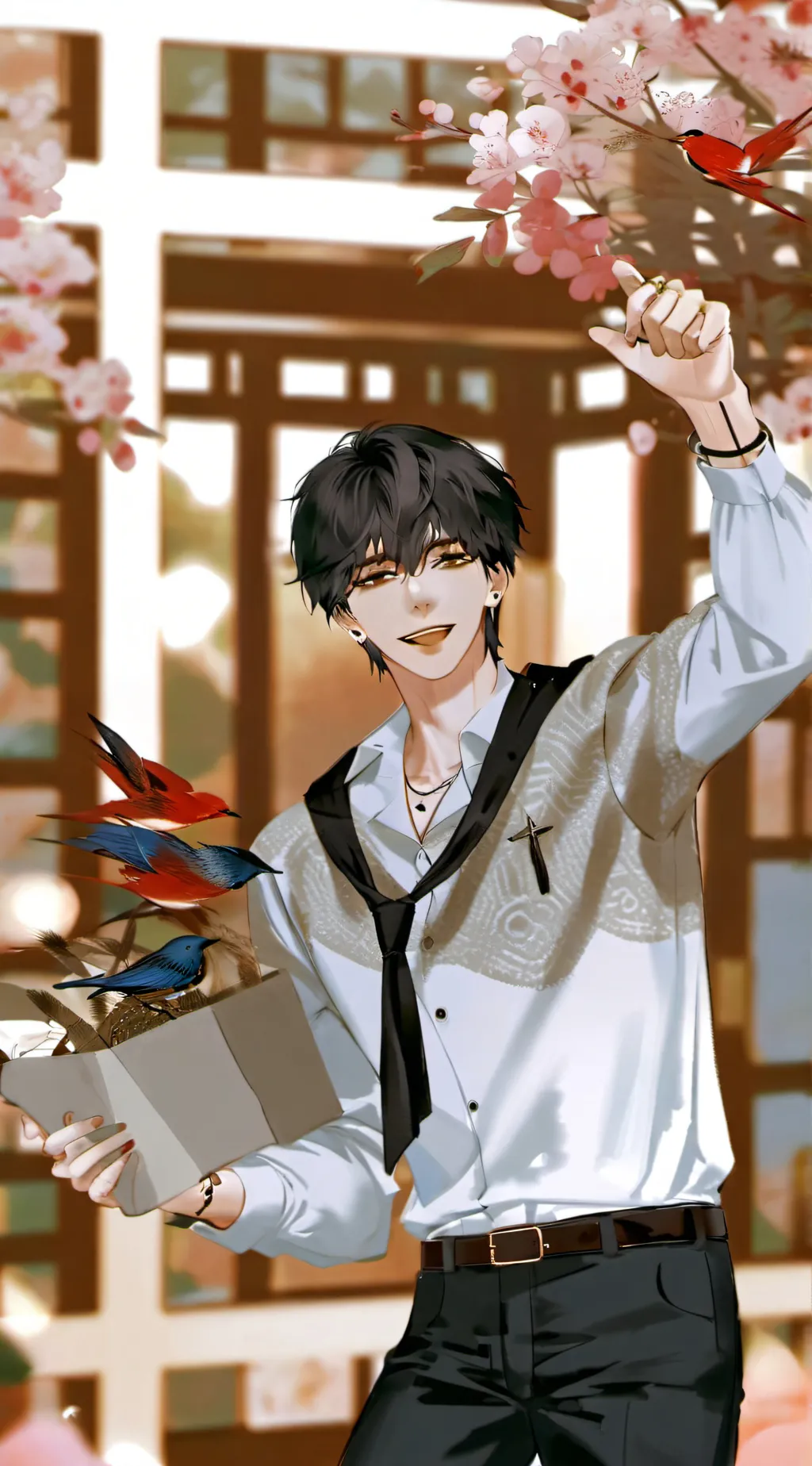 ai character: Evan background