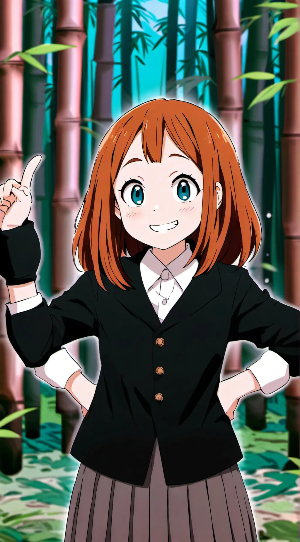 ai character: Ochaco Uraraka  background