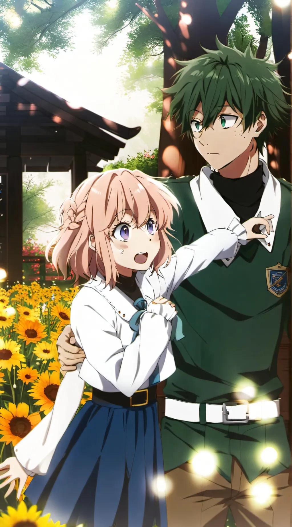 ai character: bakudad x dekudad background