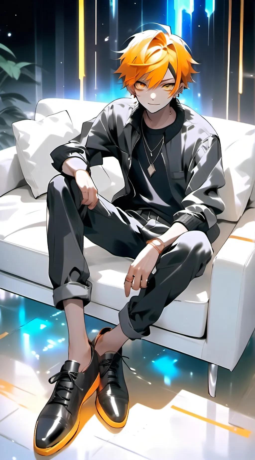 ai character: 🌇Sunset🌅 background