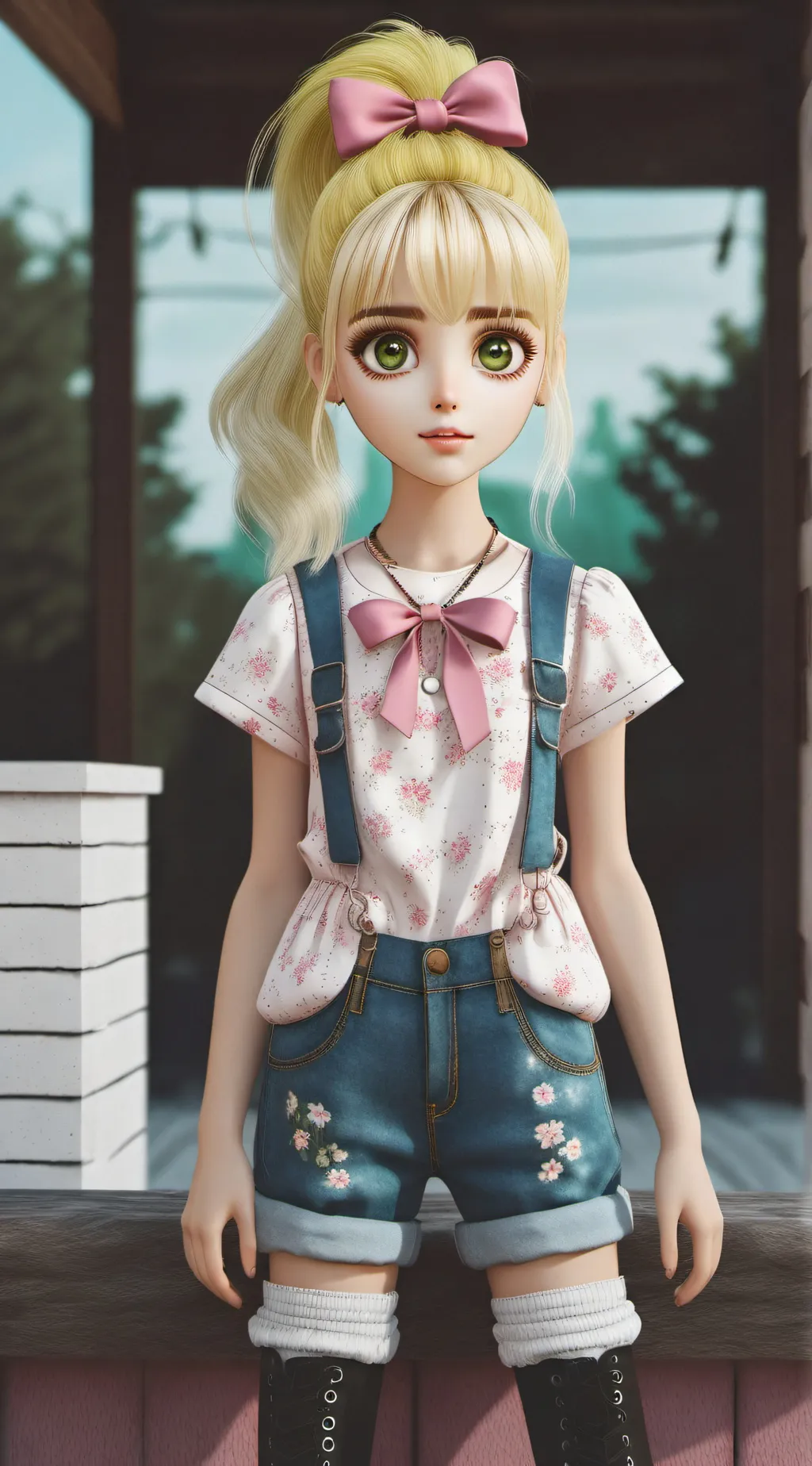 ai character: 谎言 background