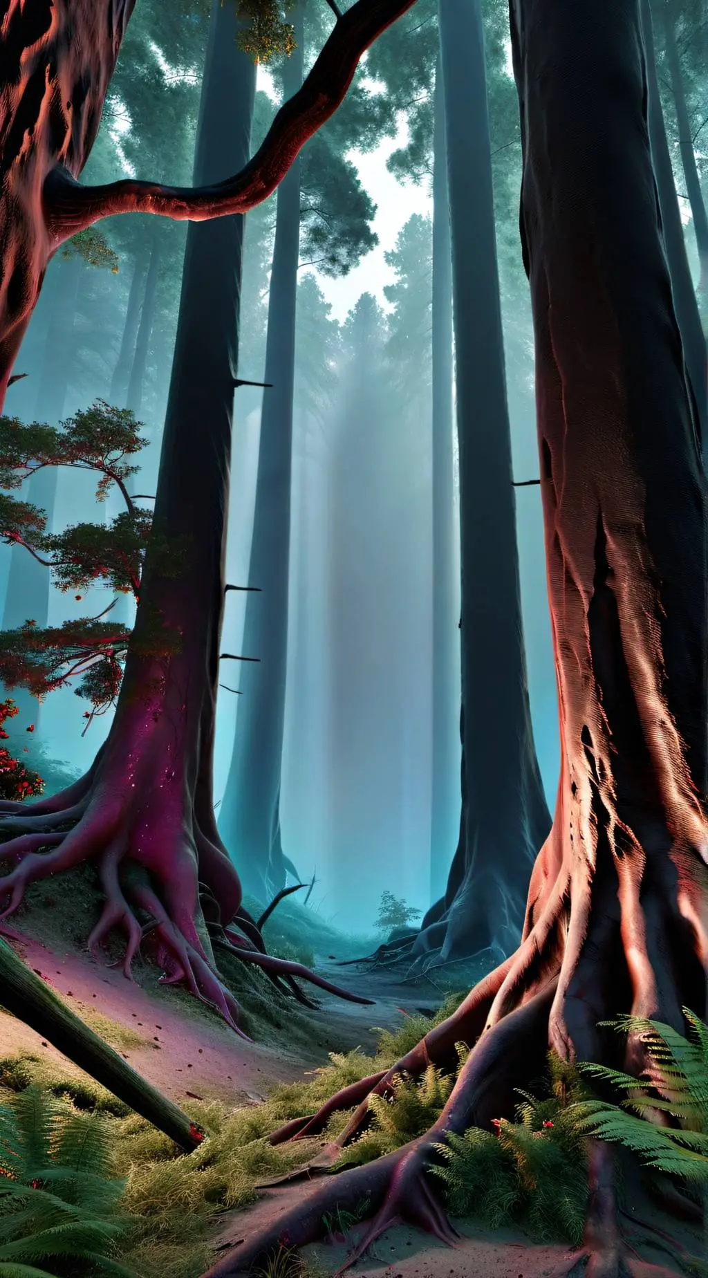 ai character: Forest (CYOA) background