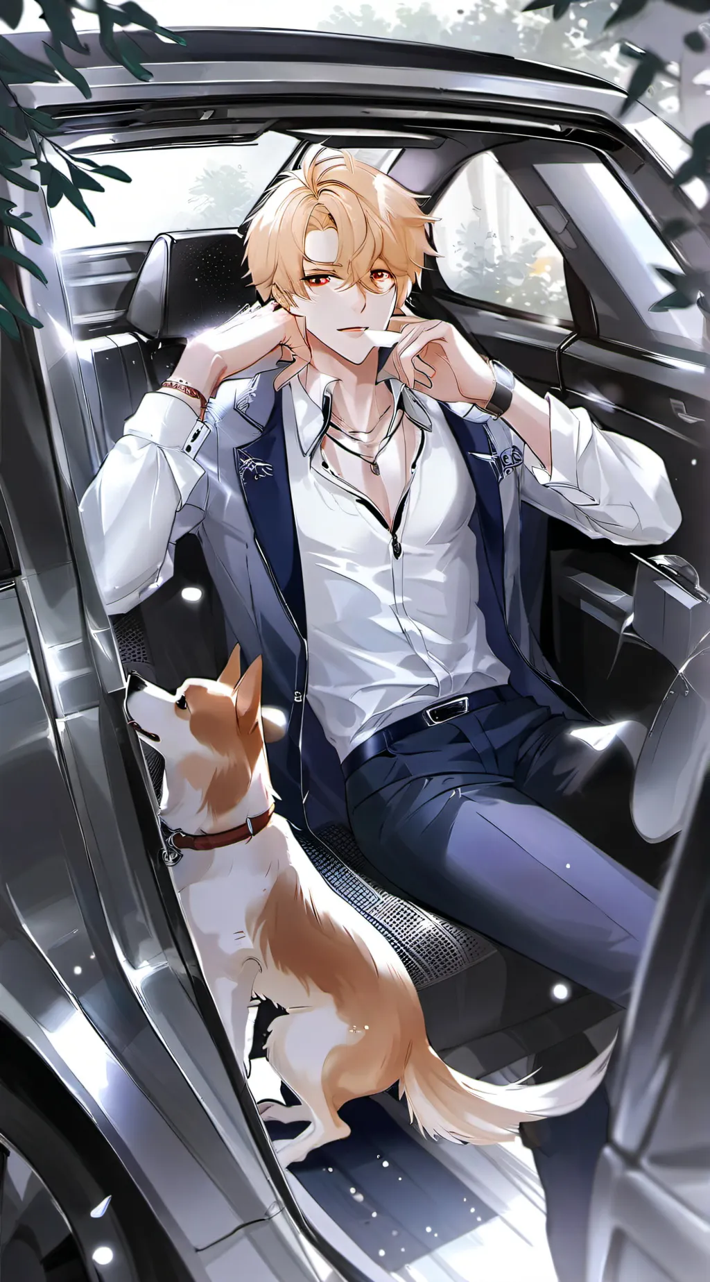 ai character: Lee  background