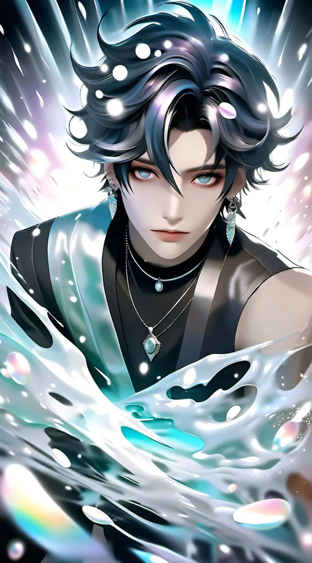 ai character: panel  background