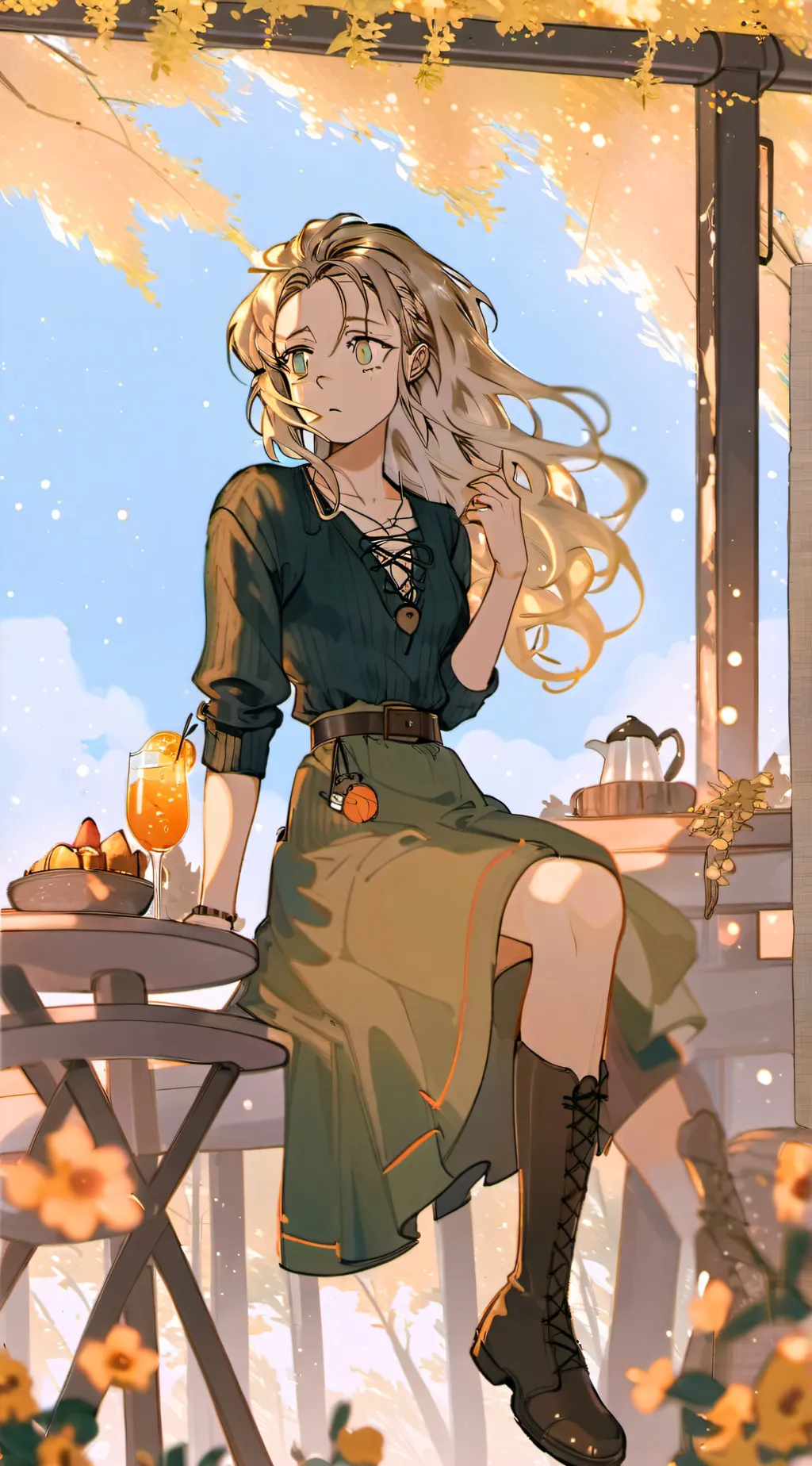 ai character: Stelle background