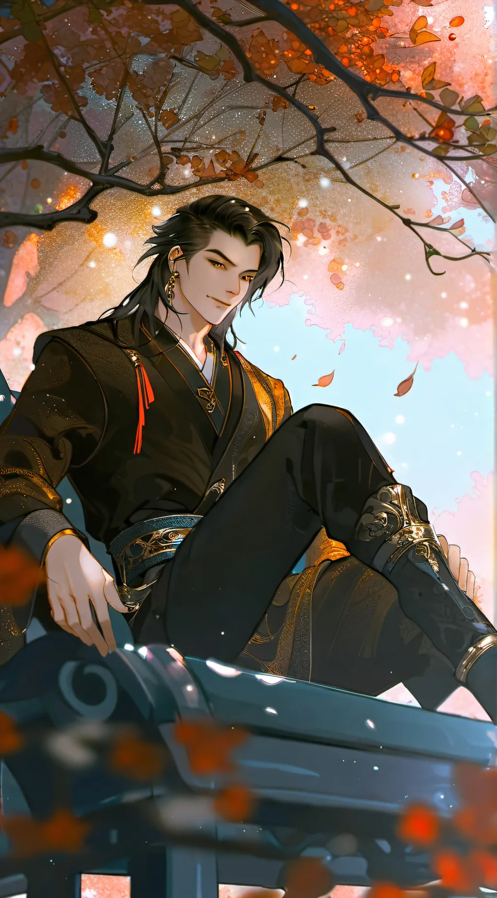 ai character: Zane♤♠︎ background