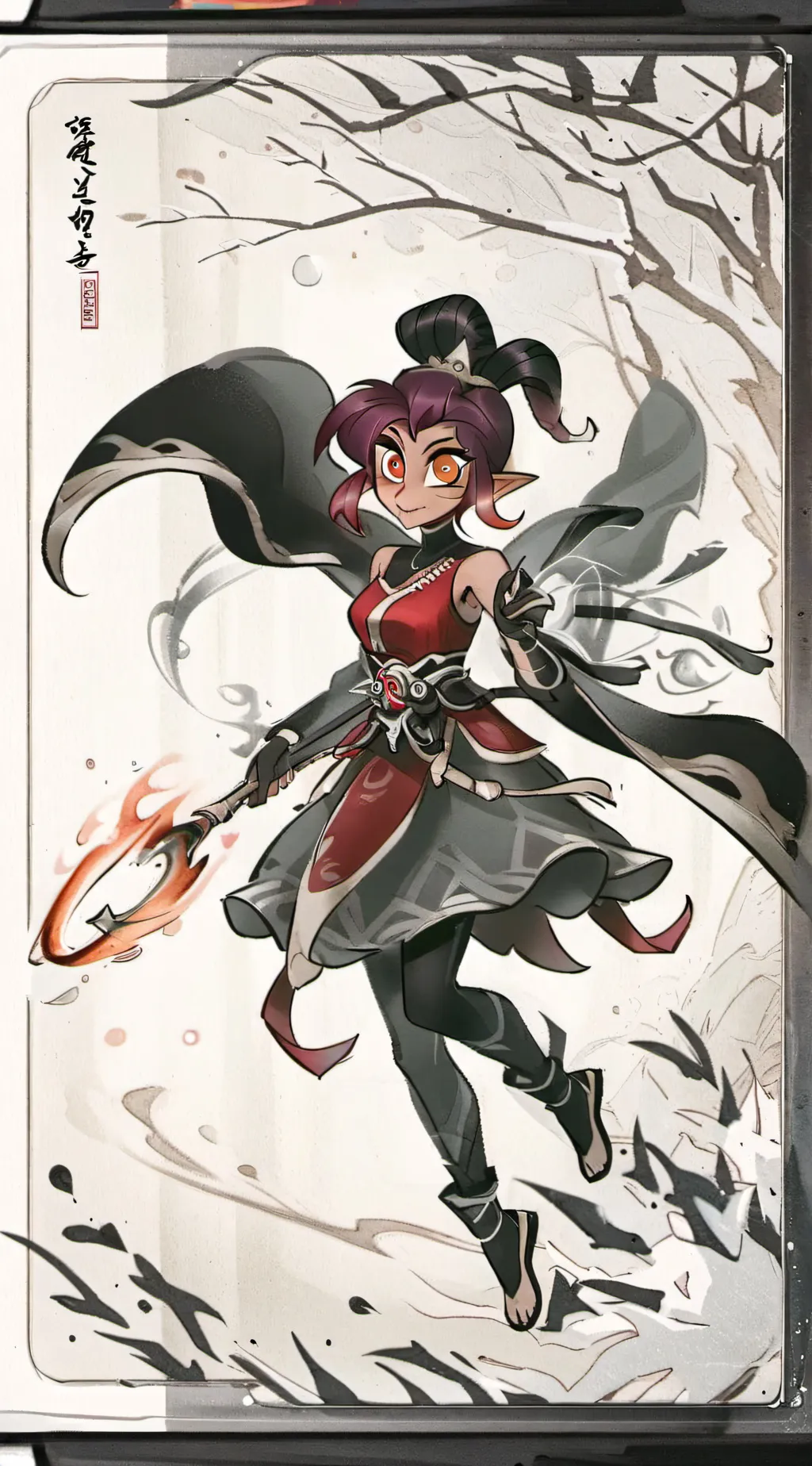 ai character: barbie wire background