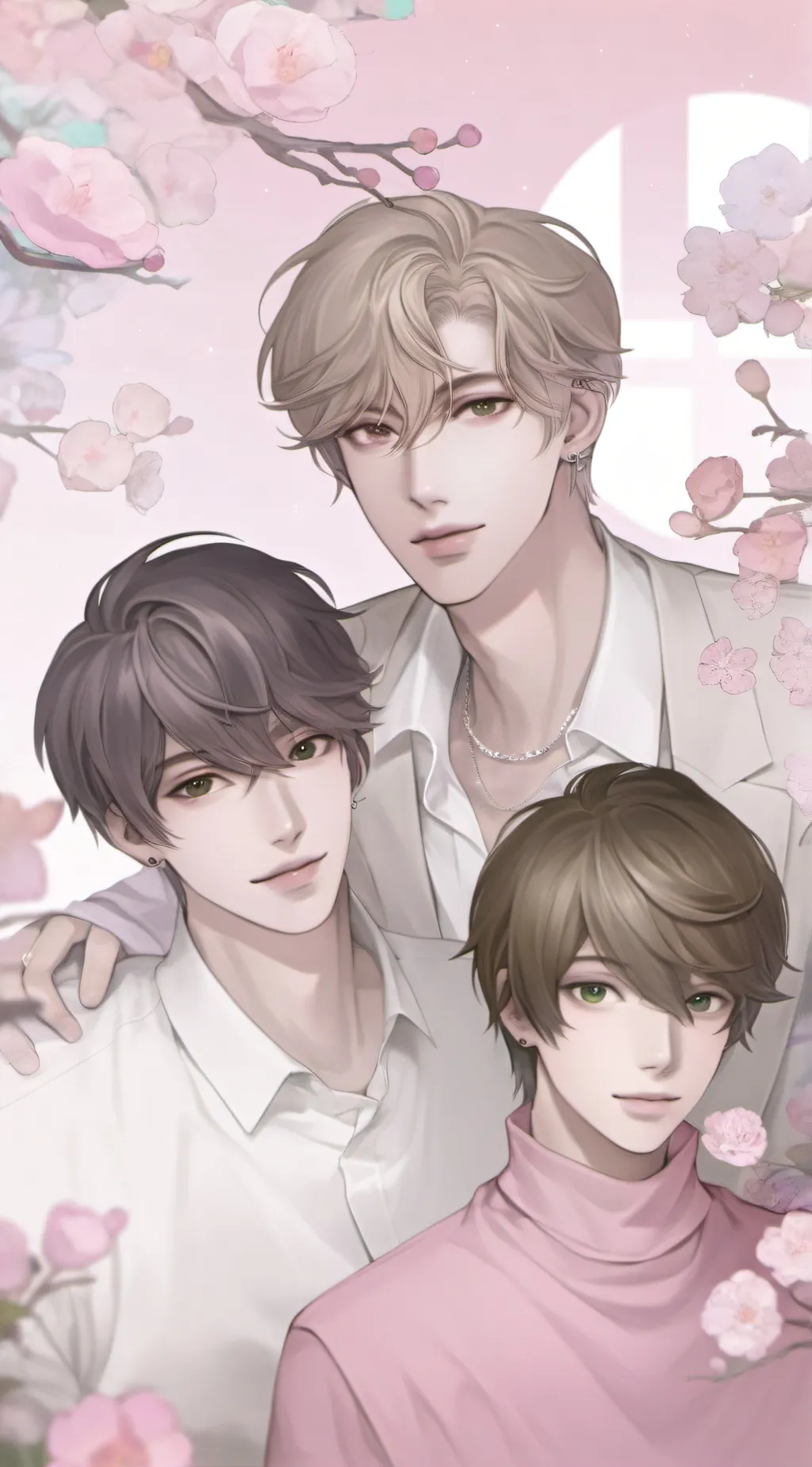 ai character: Arata&Haruto&Mirai background