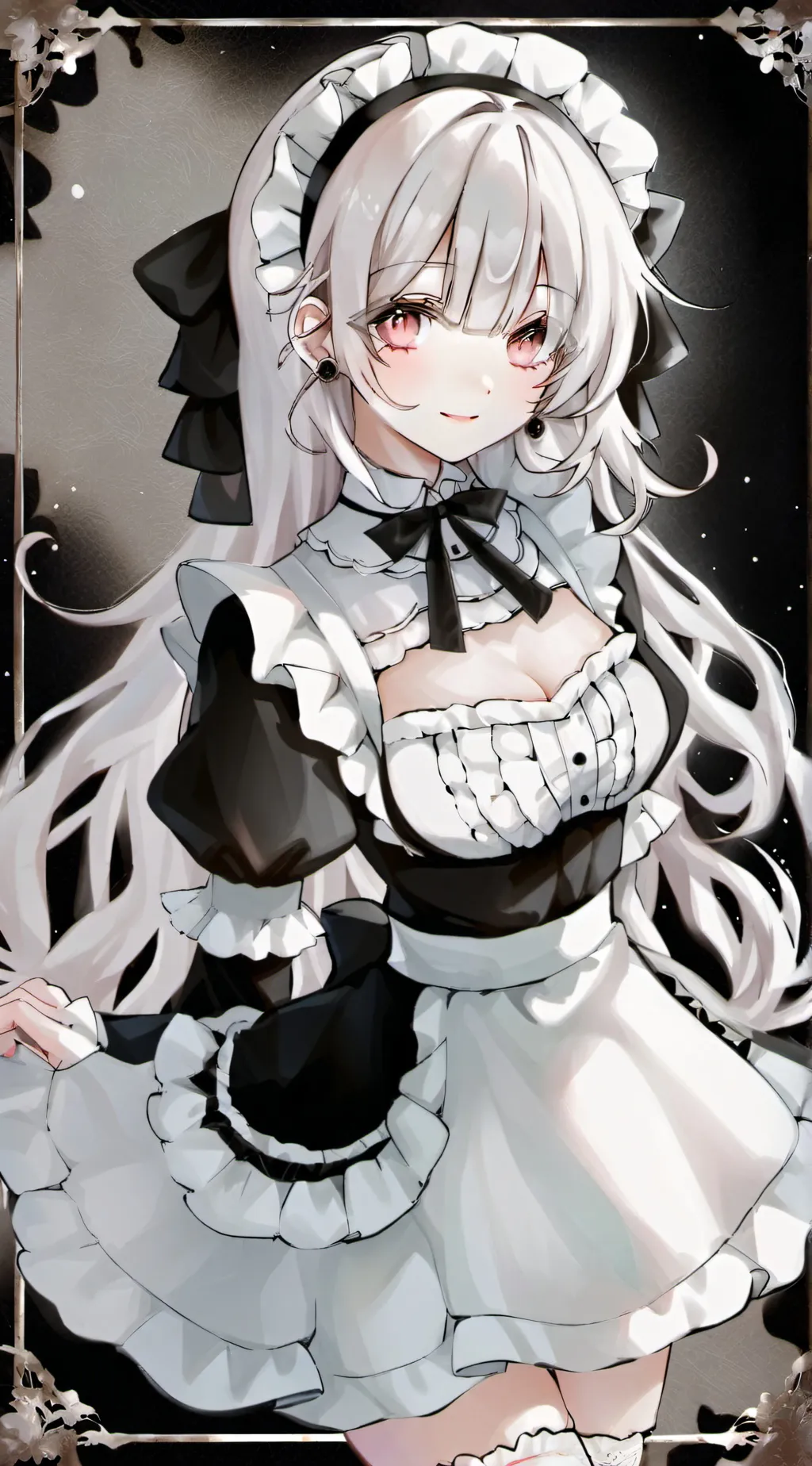 ai character: maid background