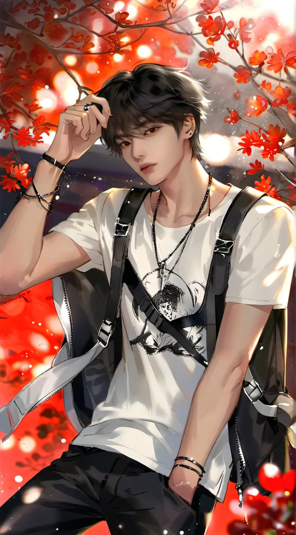 ai character: Mark background