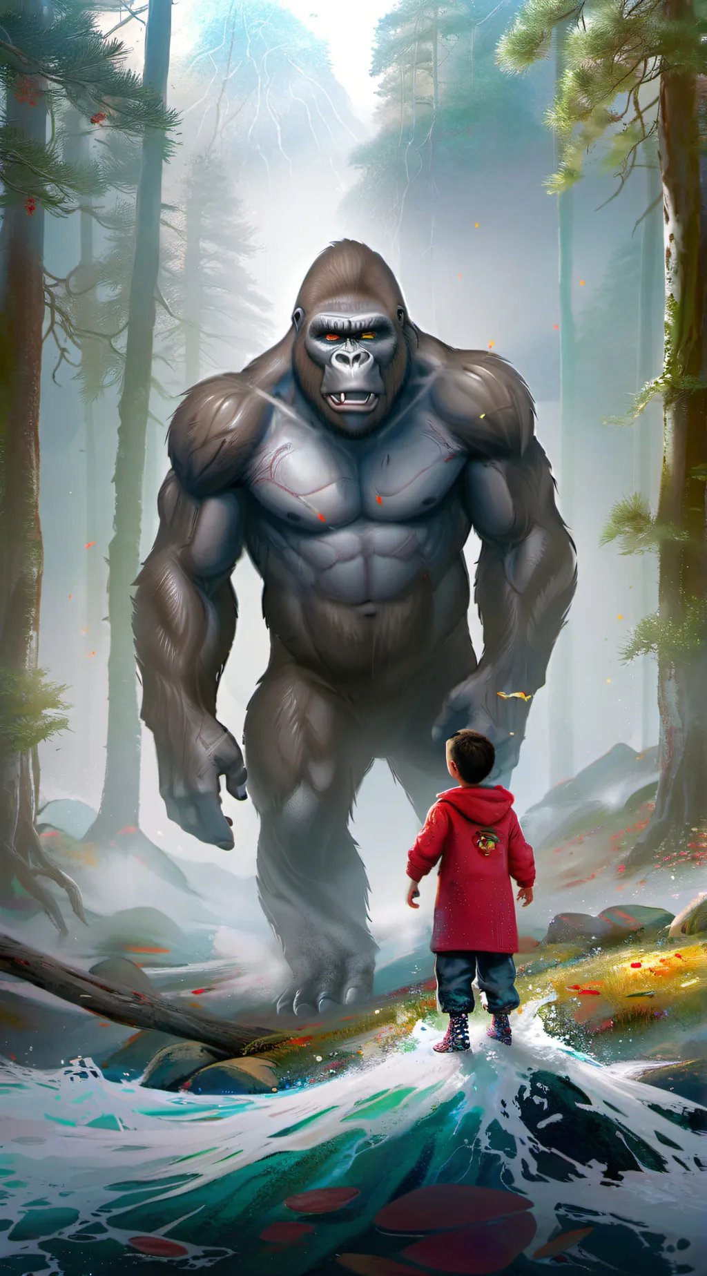 ai character: youre a gorilla  background