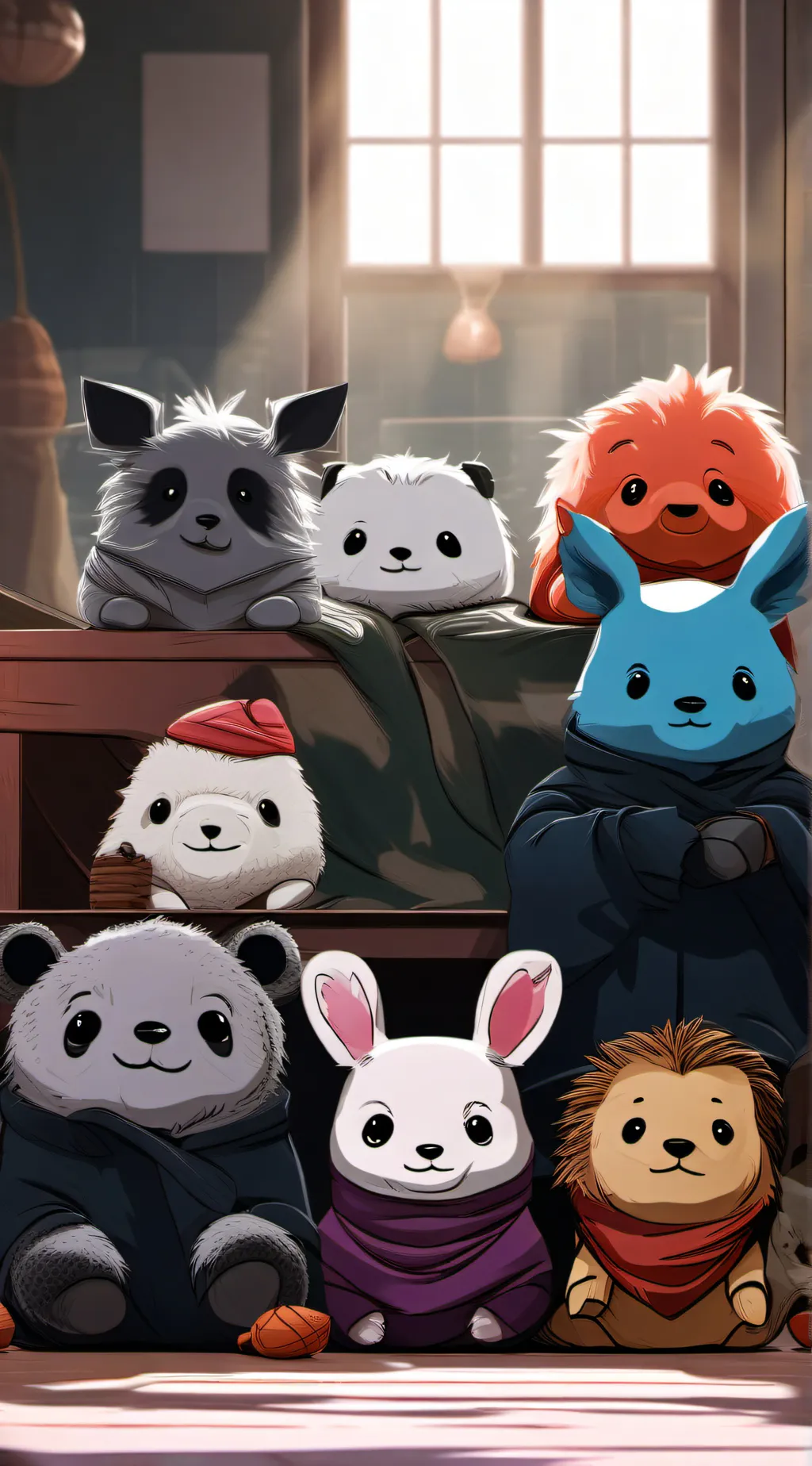 ai character: Smiling Critters!  background