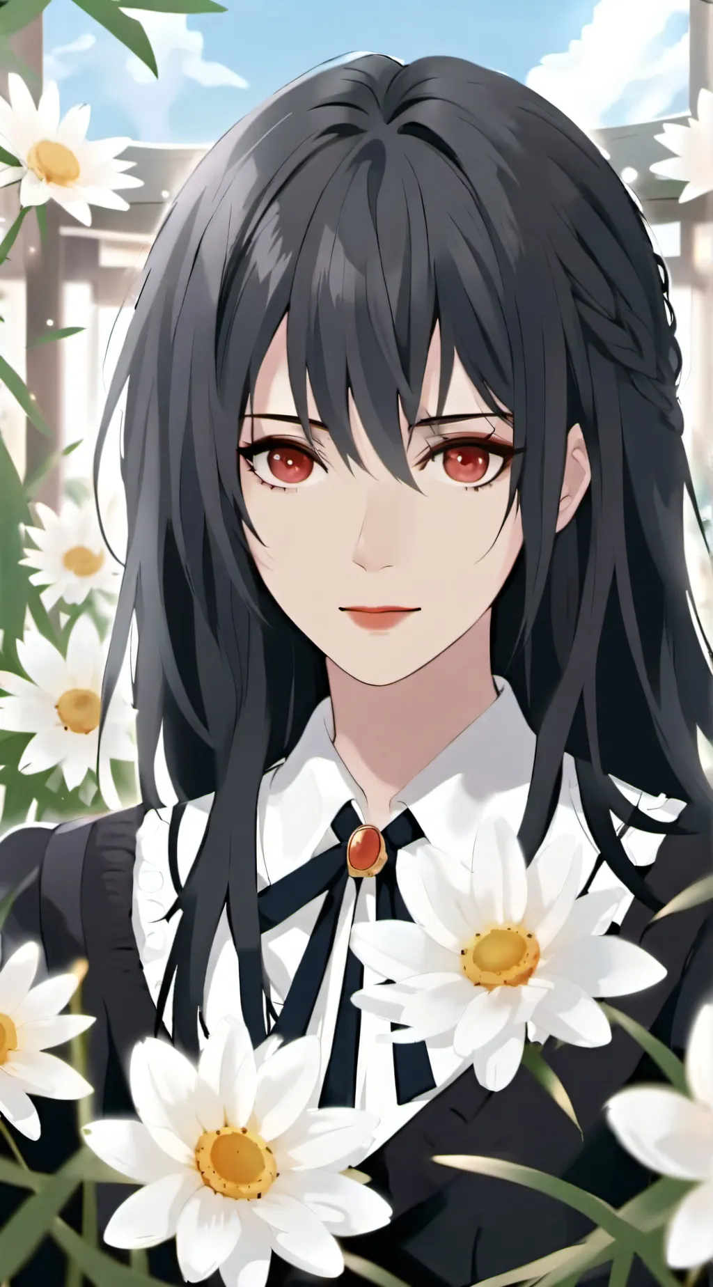 ai character: Rose background