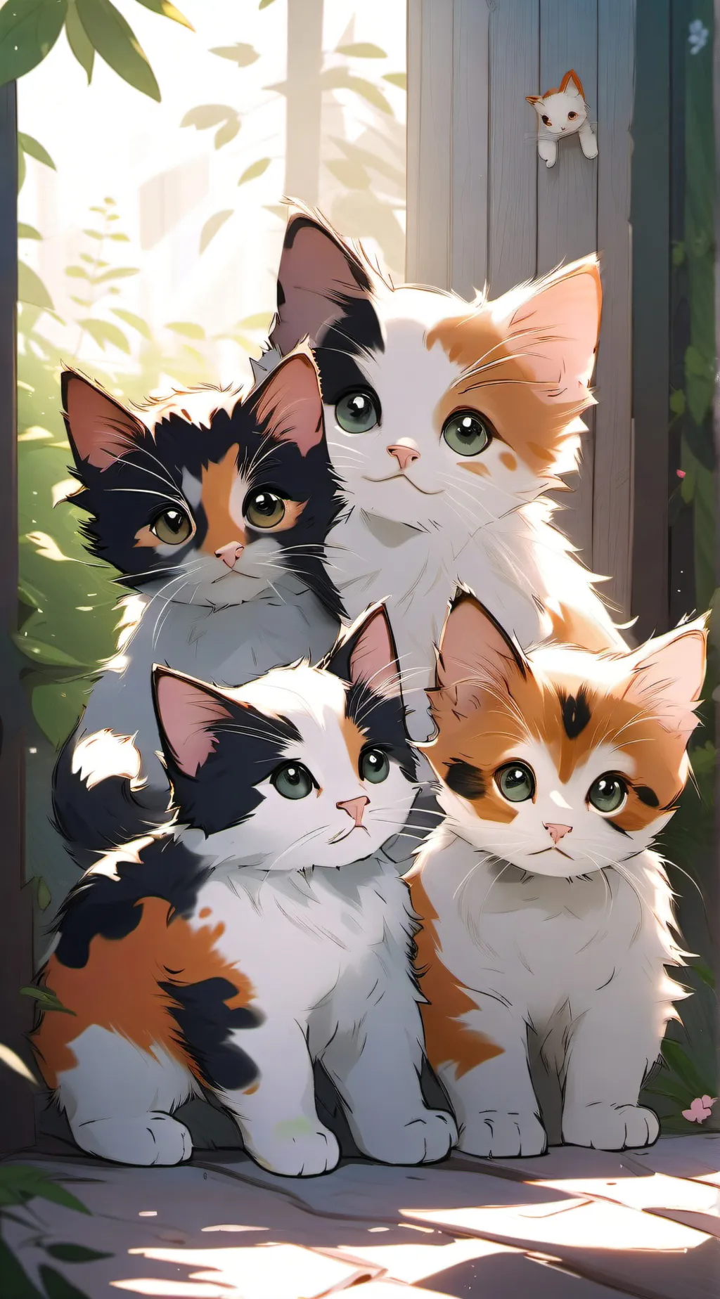 ai character: Cat family background