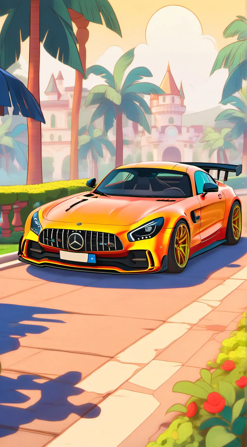 ai character: Verum (AMG GTR) background