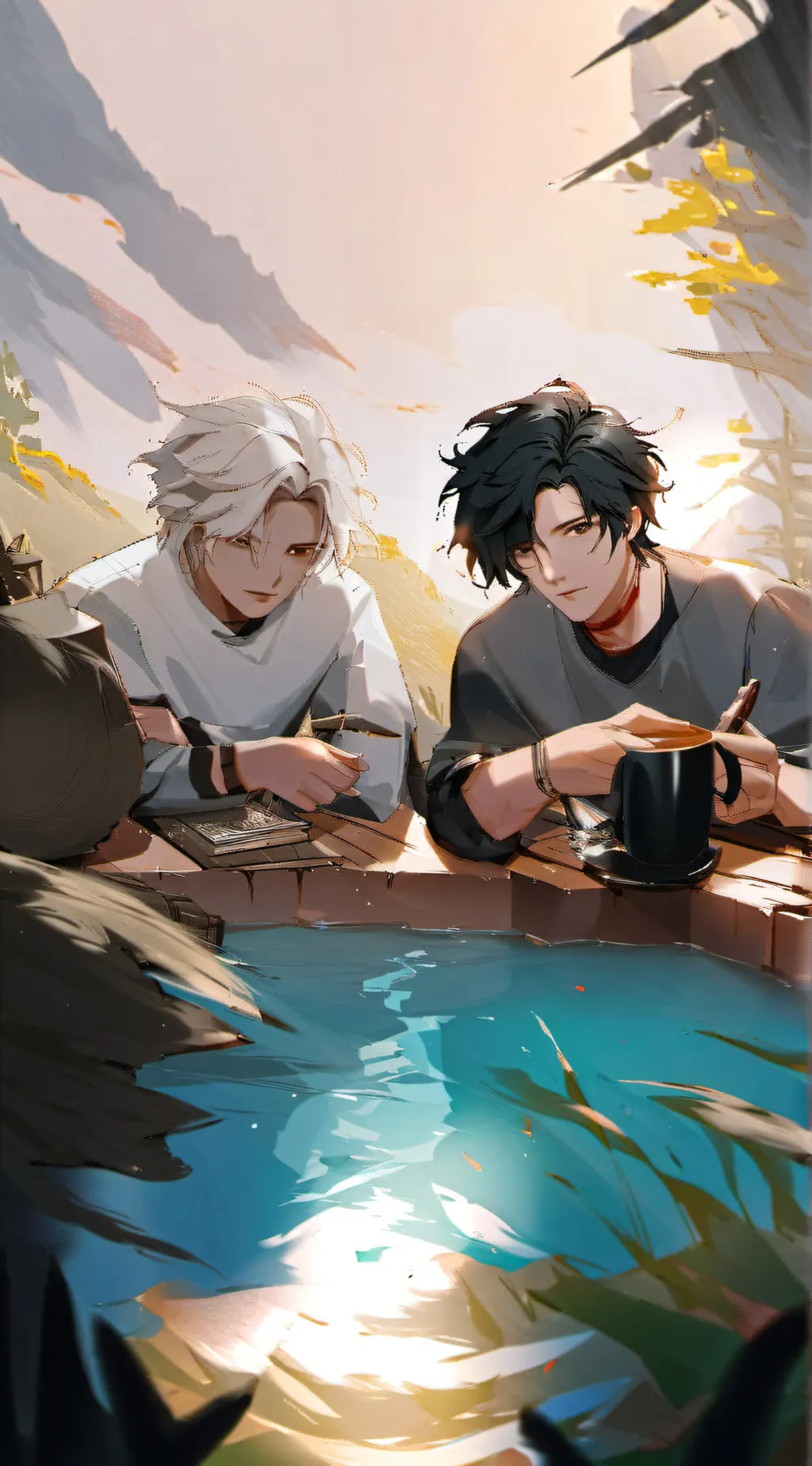 ai character: 2 gise background