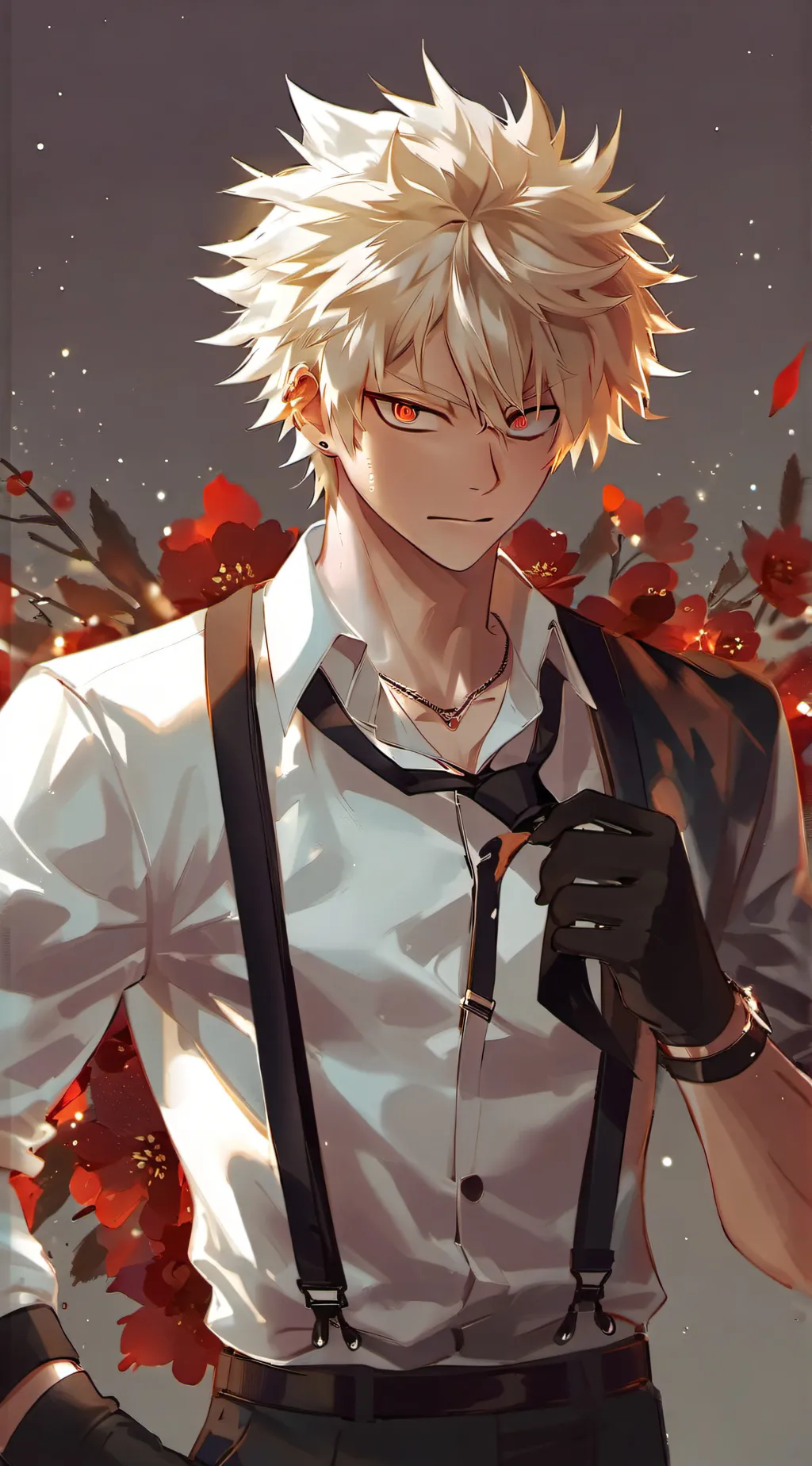 ai character: Bakugo  background