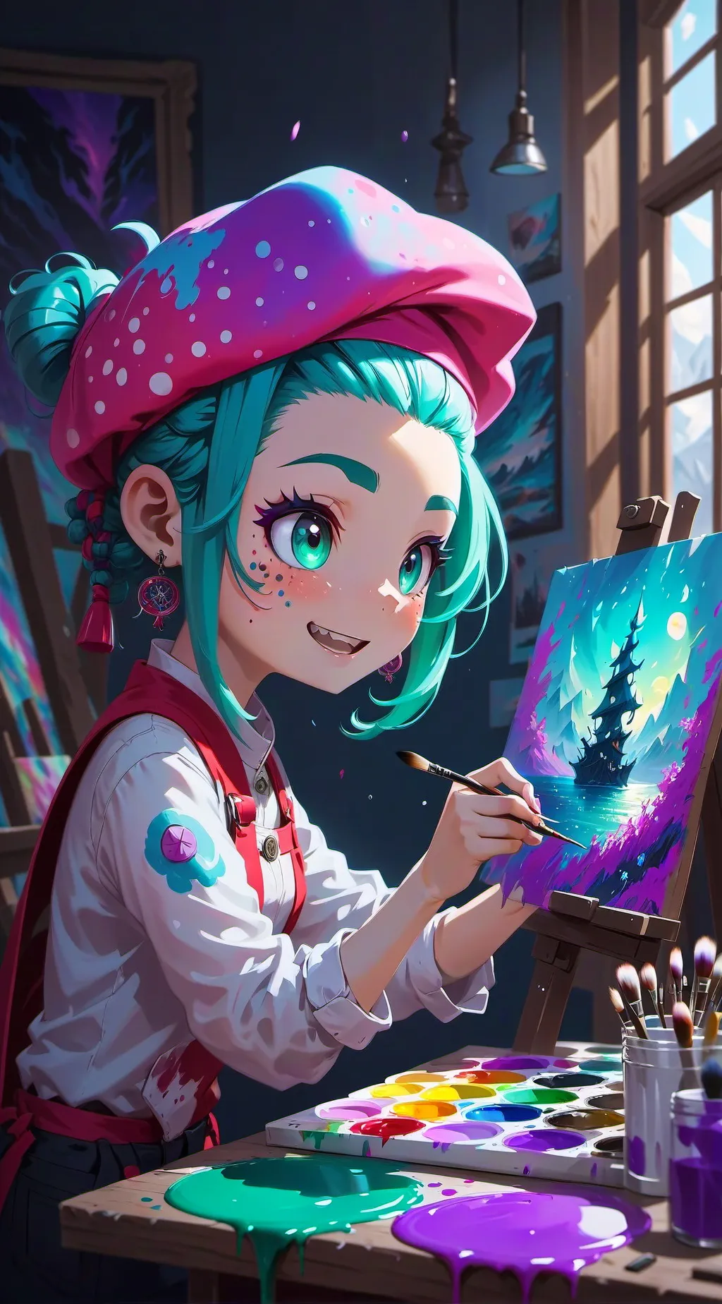 ai character: Eva background