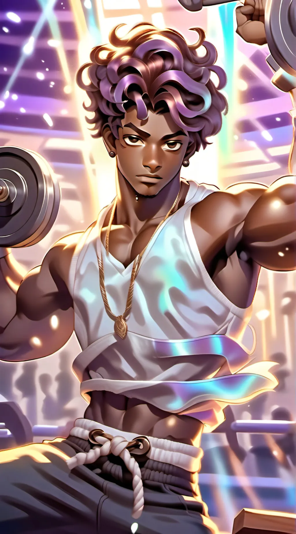 ai character: Mahogany  background