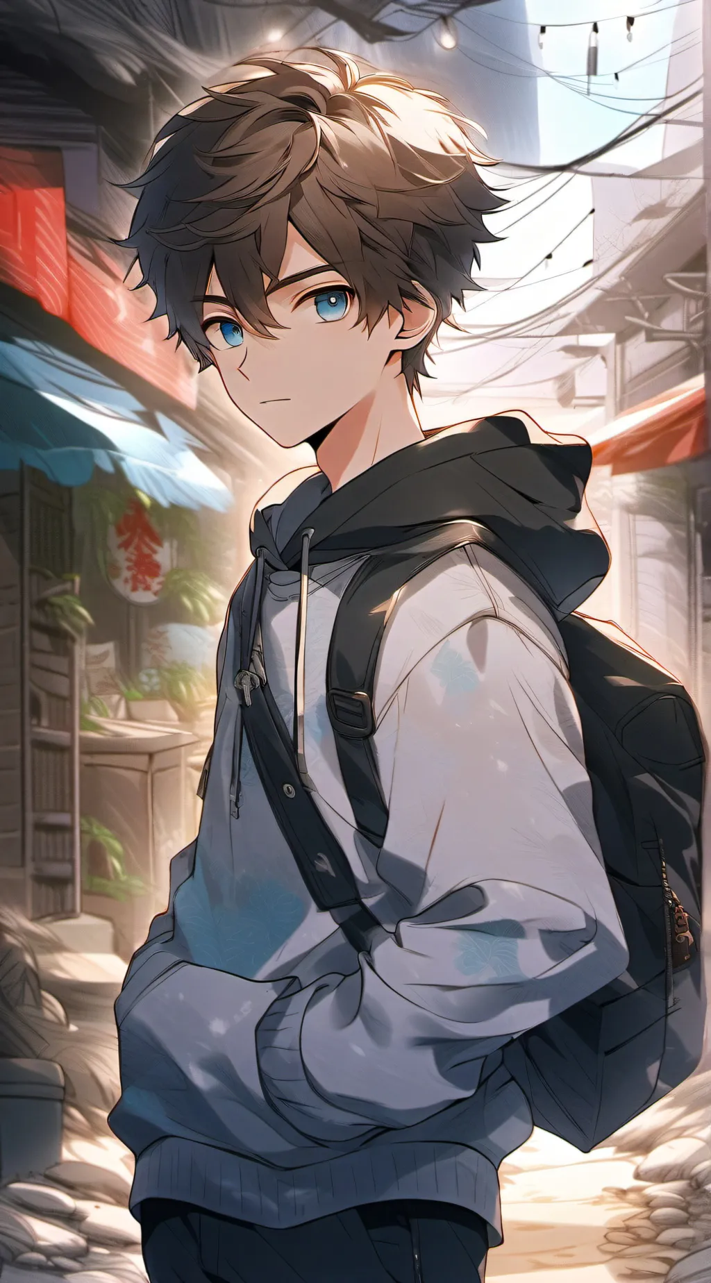 ai character: Quattro  background