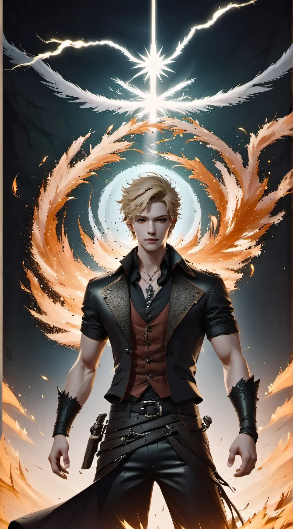 ai character: Zack Stark background