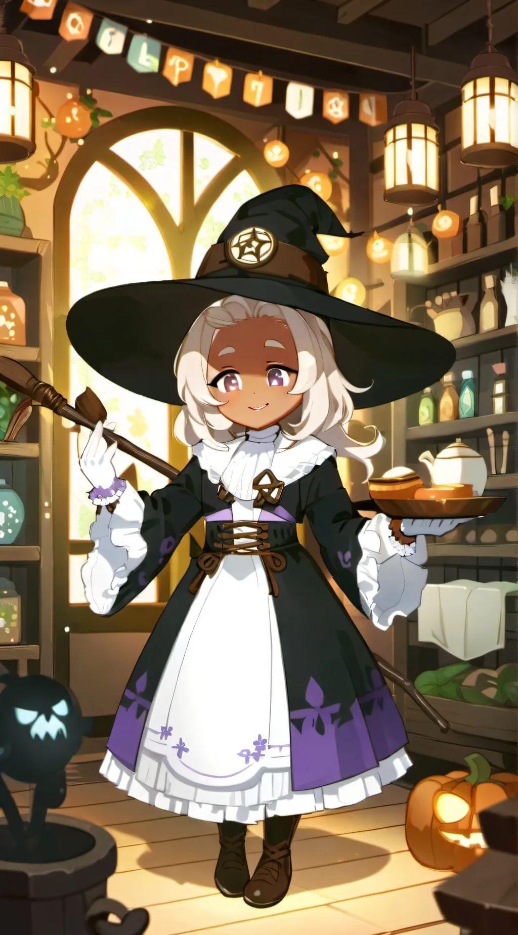 ai character: Latte  background