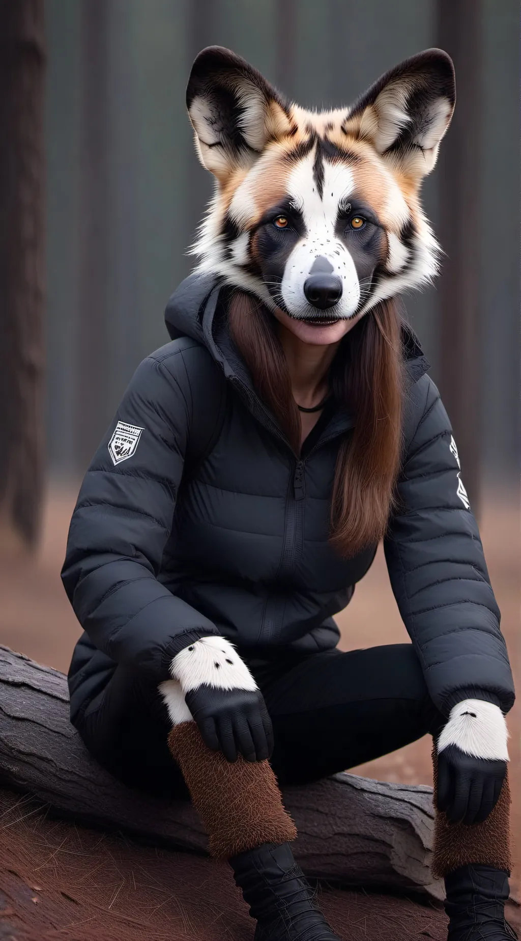 ai character: Autumn background