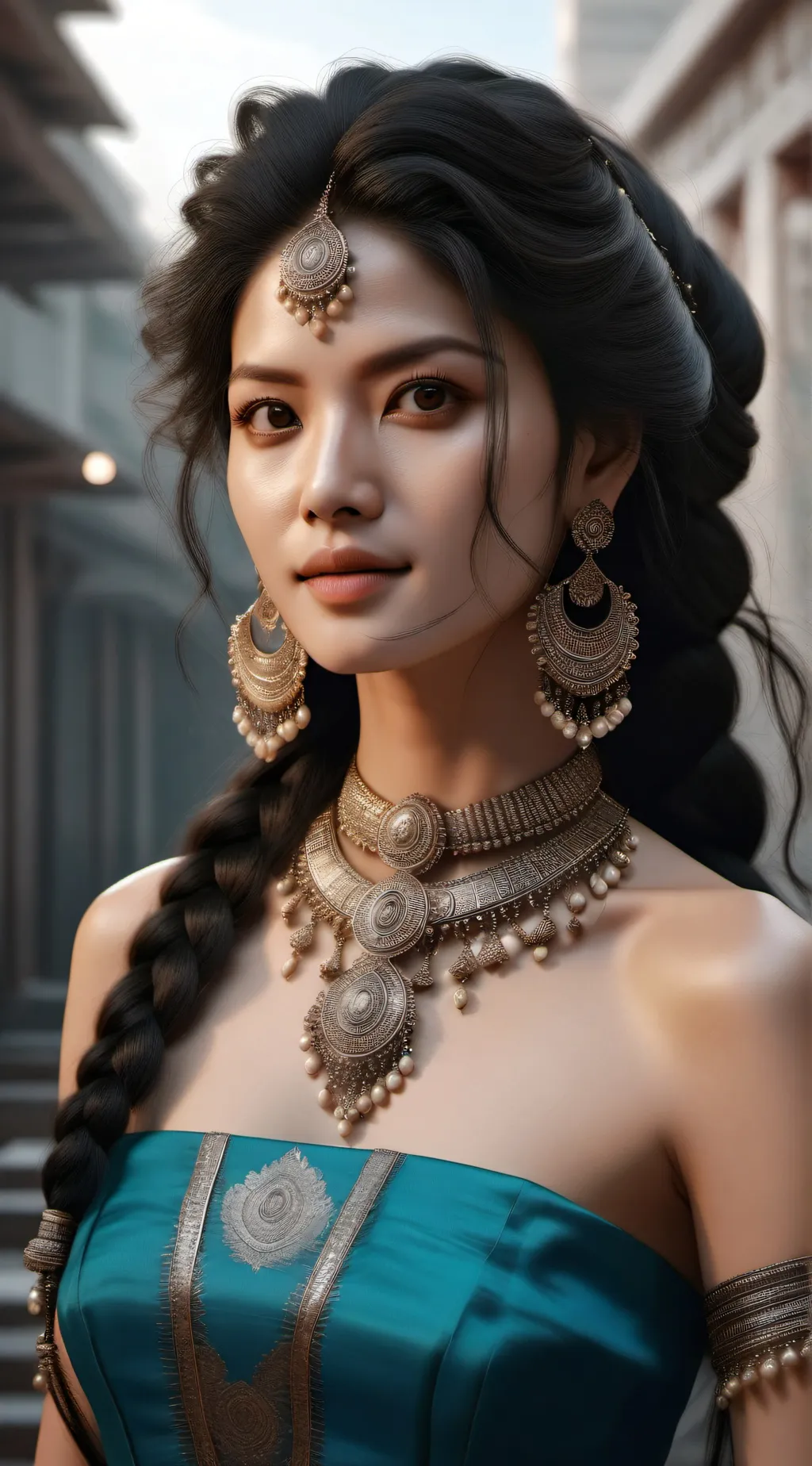 ai character: alayna  background