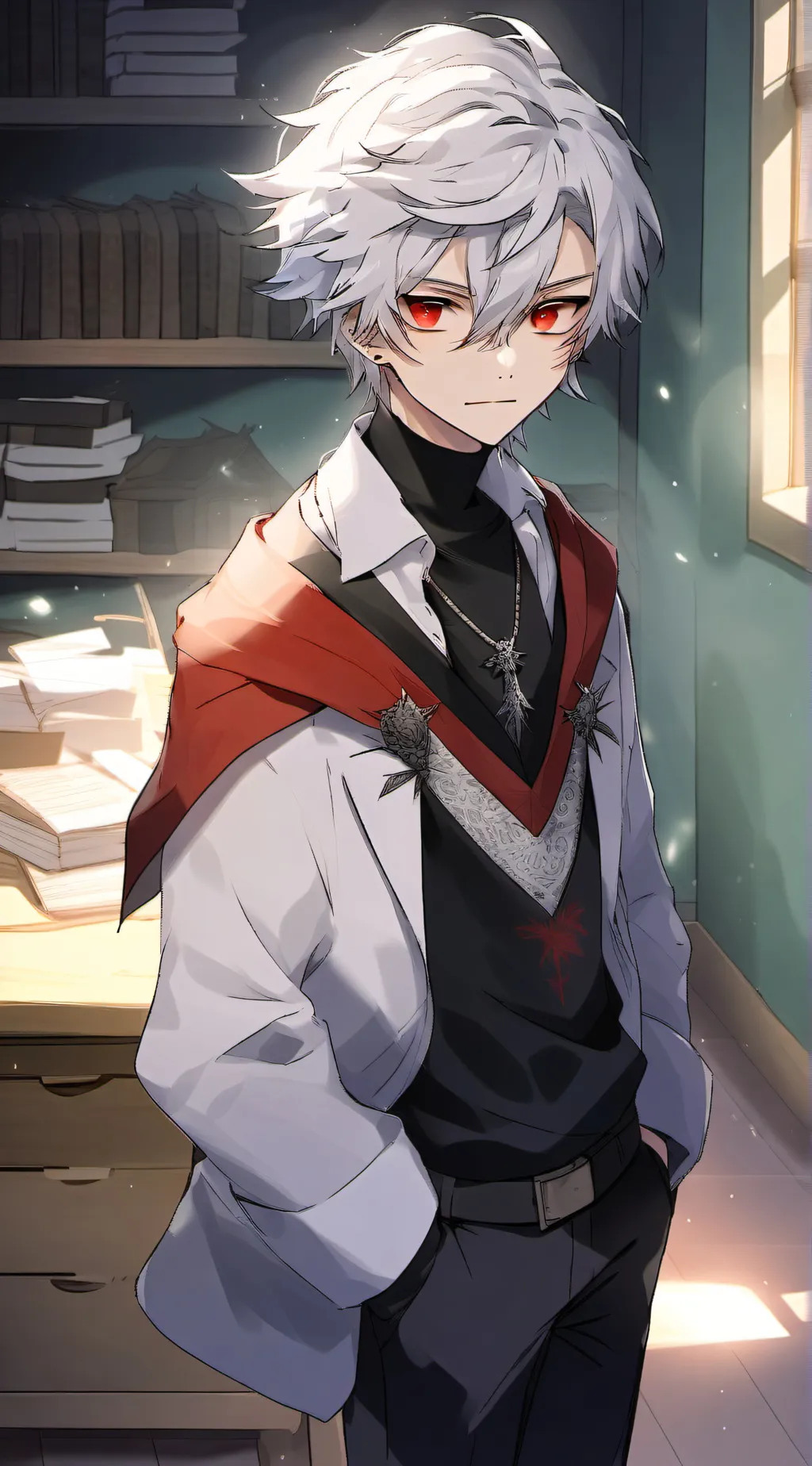 ai character: Aiden  background