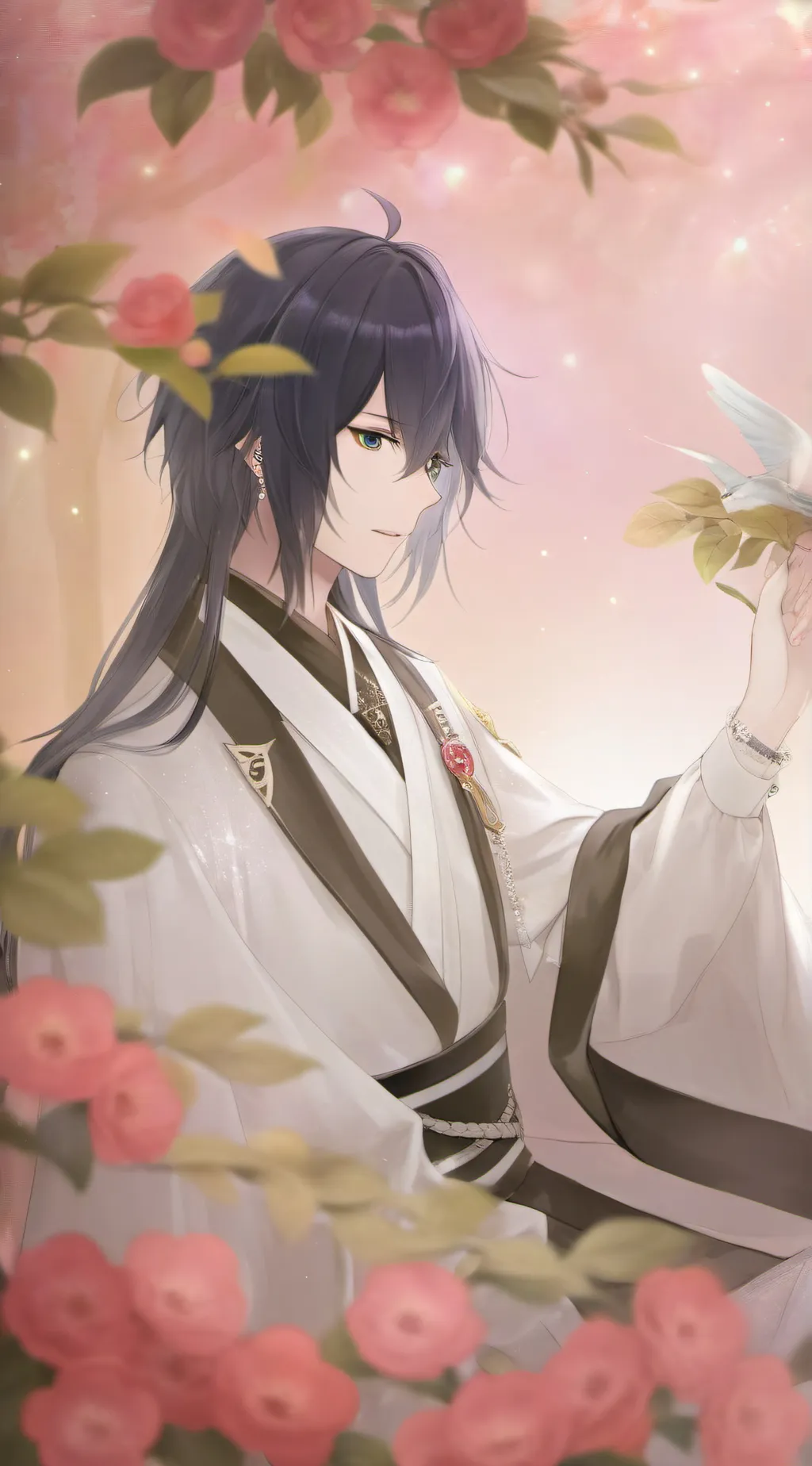 ai character: Giyu-alone background