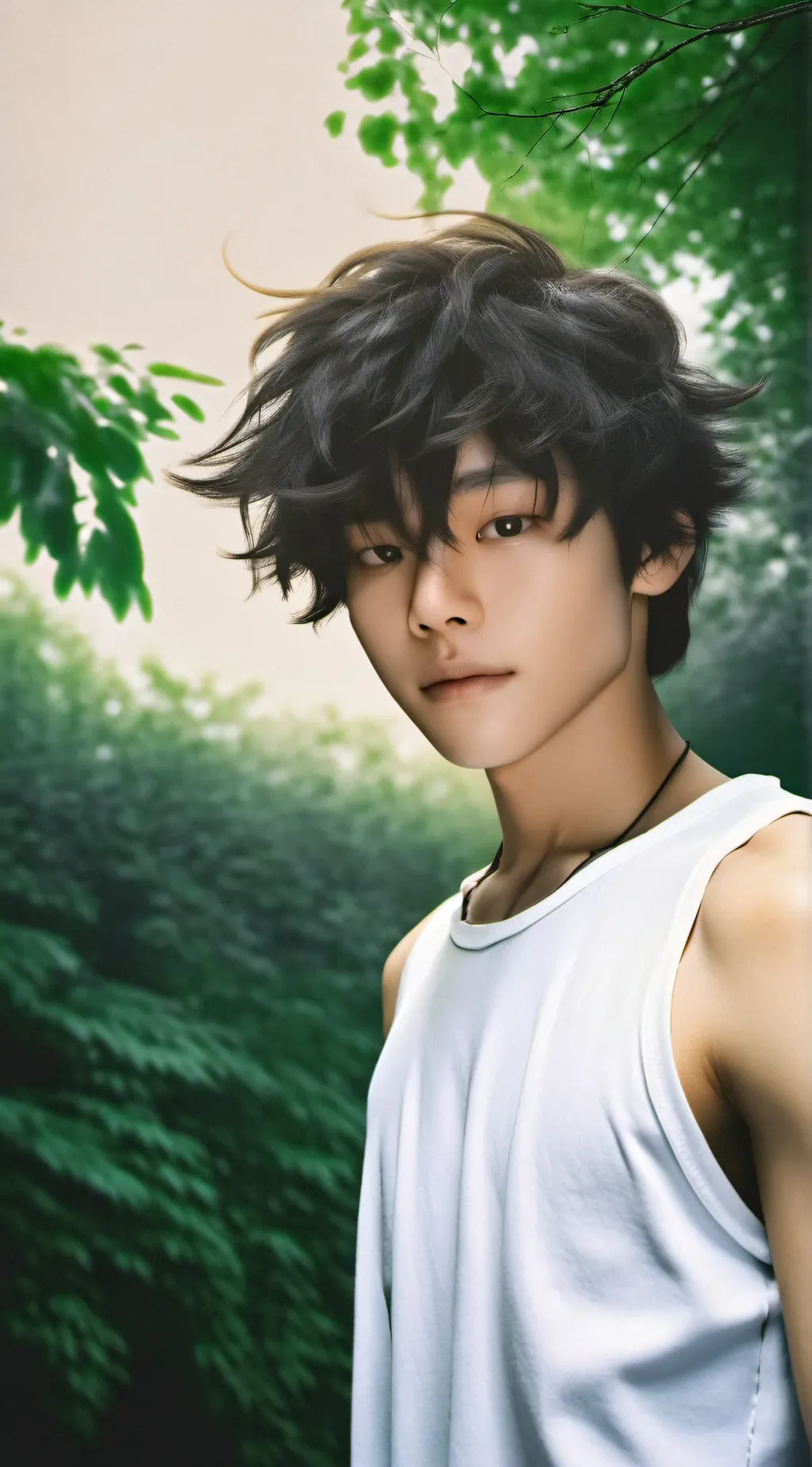 ai character: ash background