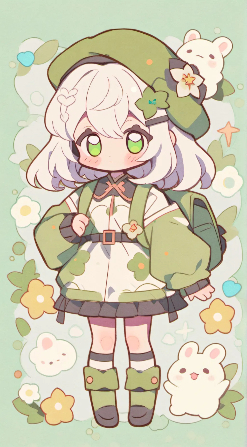 ai character: Hmmmmm background