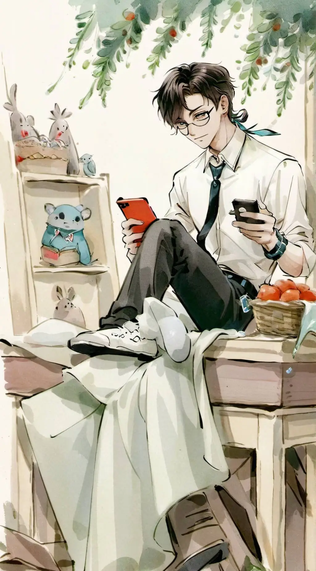 ai character: 《~♡ CASE ♡~》  background