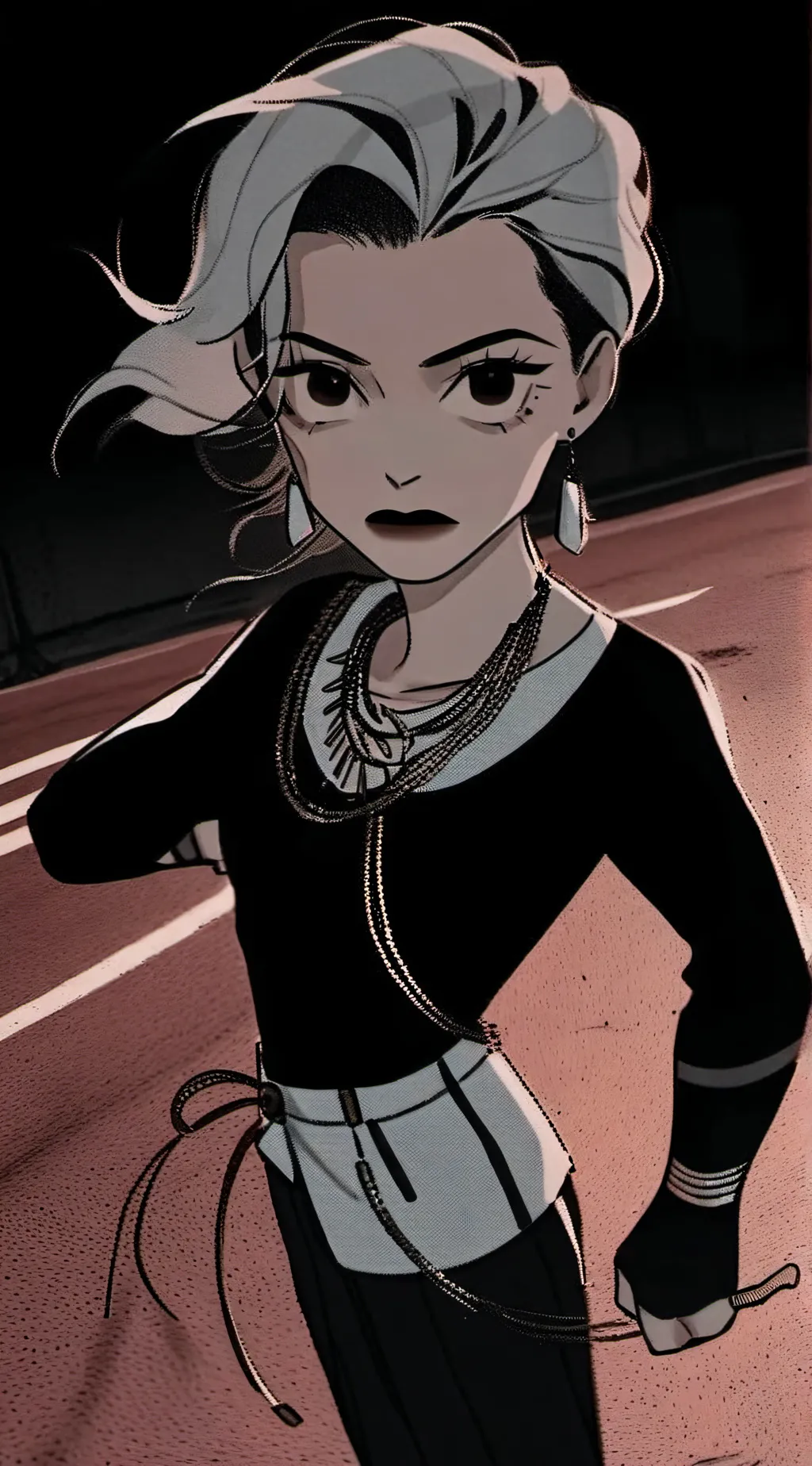 ai character: smiling critters  background