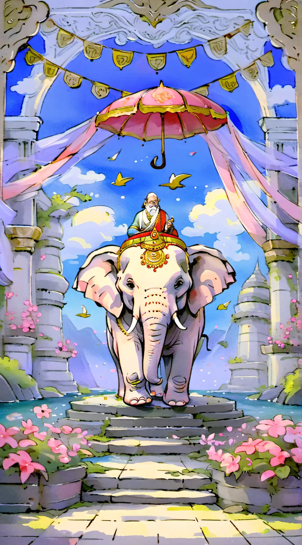 ai character: bing bong background