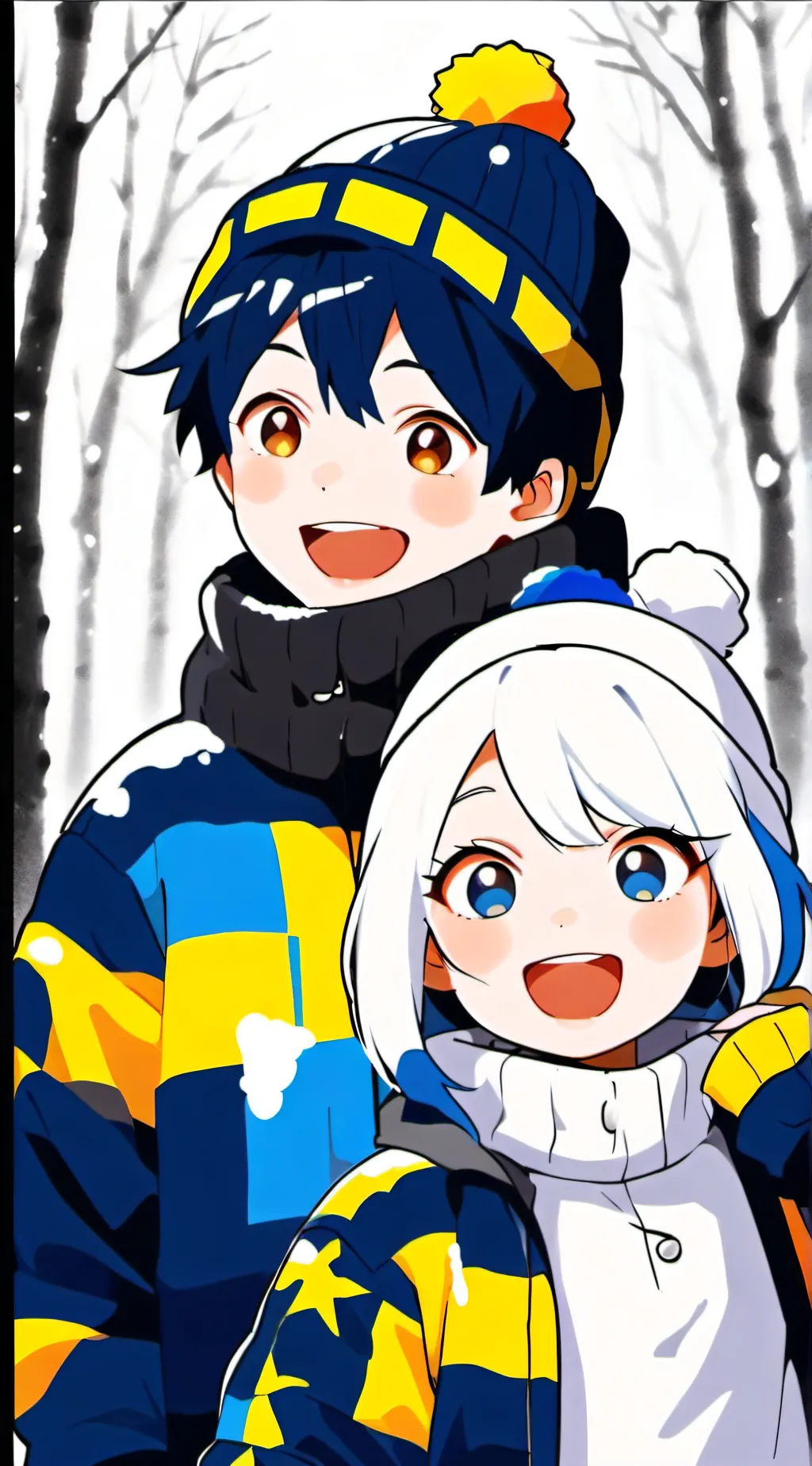 ai character: Finland and Sweden background